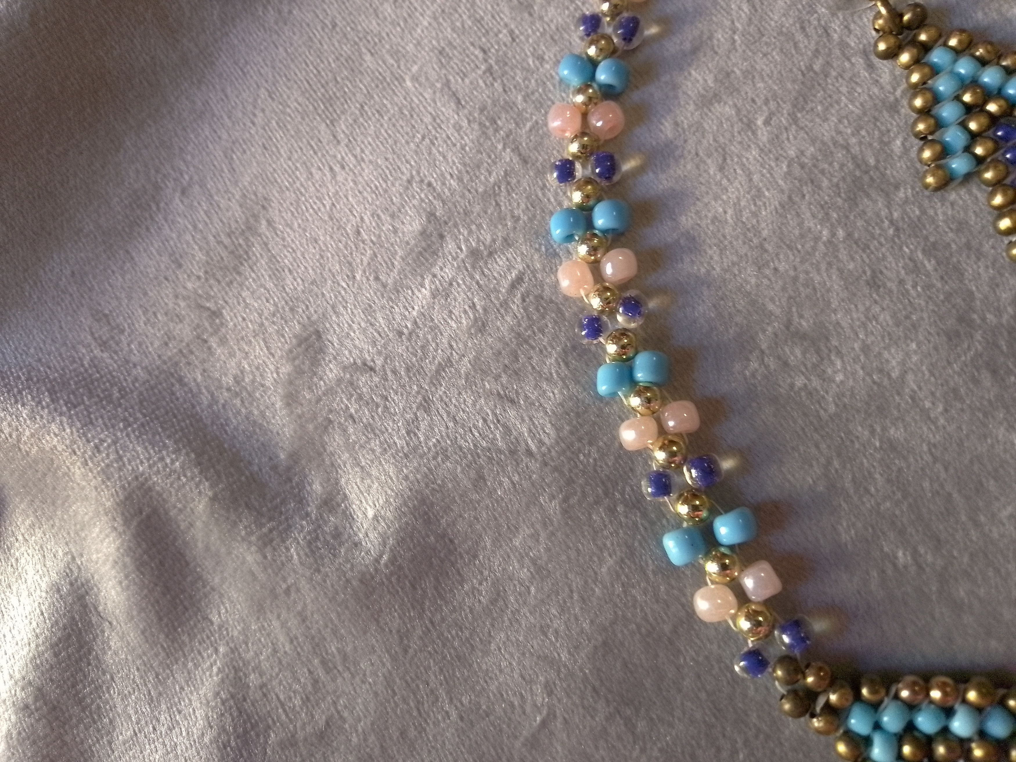 Handmade Necklace Pendant Elephant Beaded Earrings Ethnic Boho Size ONE SIZE - 2 Thumbnail