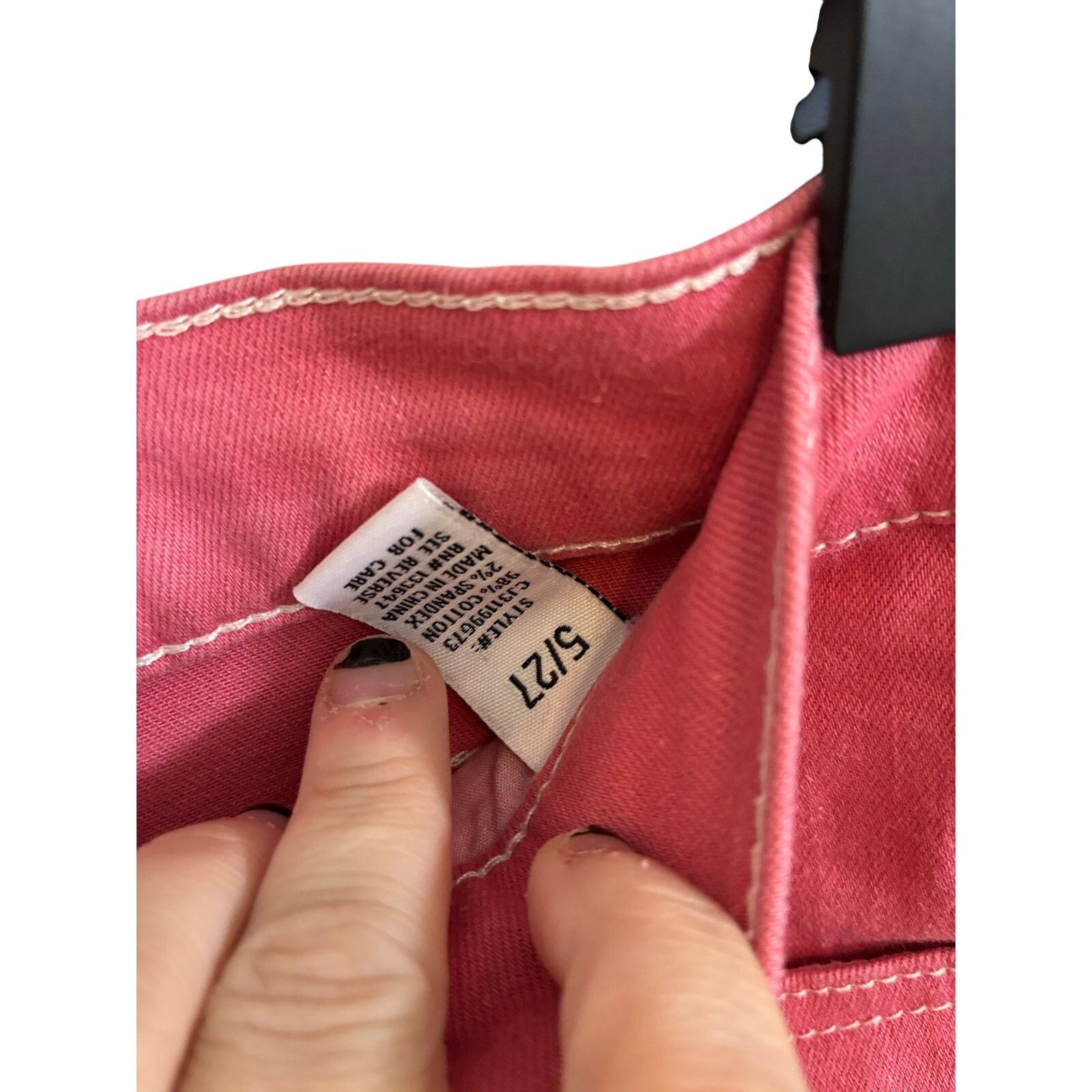 Other Celebrity Pink Junior Size 5/27 Stretch Cut-Off Denim Shorts Size 27" / US 4 / IT 40 - 3 Thumbnail