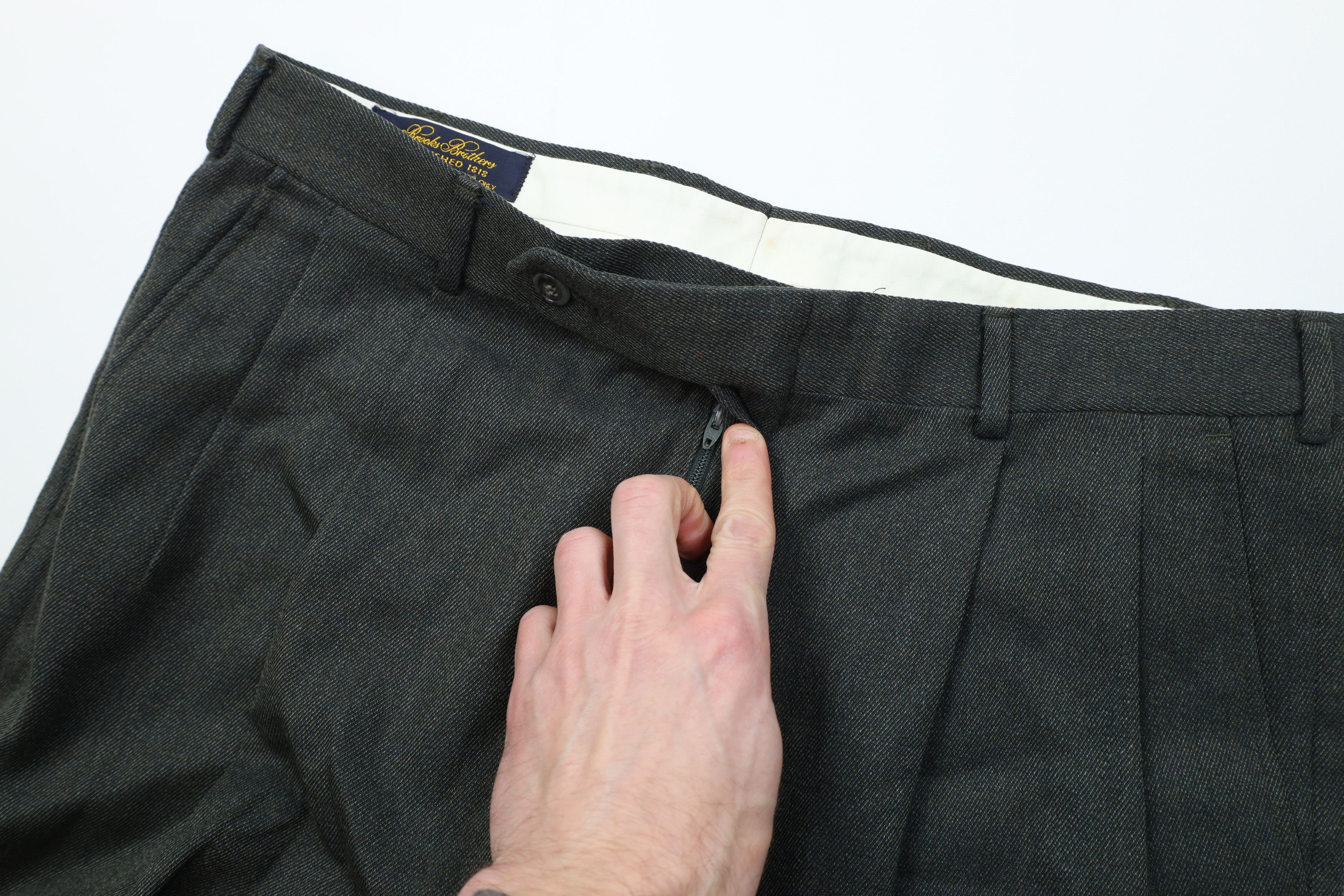 Brooks Brothers Vintage 60s 70s Brooks Brothers Whipcord Wide Leg Pants USA Size US 34 / EU 50 - 7 Thumbnail
