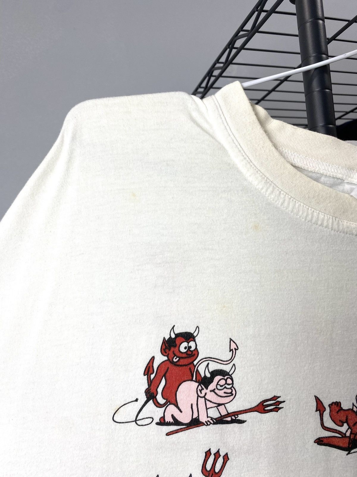 Rare! Vintage 80 Sex Devil Scene Kamasutra Art T Shirt