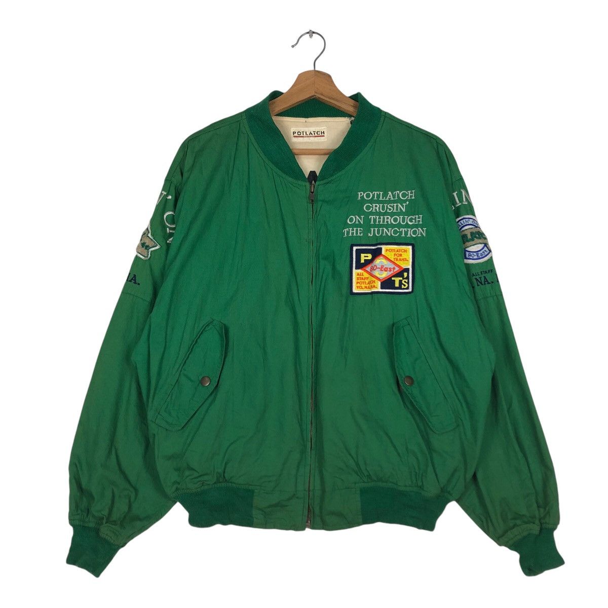 Hysteric Glamour 📌Riot Riot Vintage Bomber Jacket Full Patches Potlatch Size US M / EU 48-50 / 2 - 2 Thumbnail