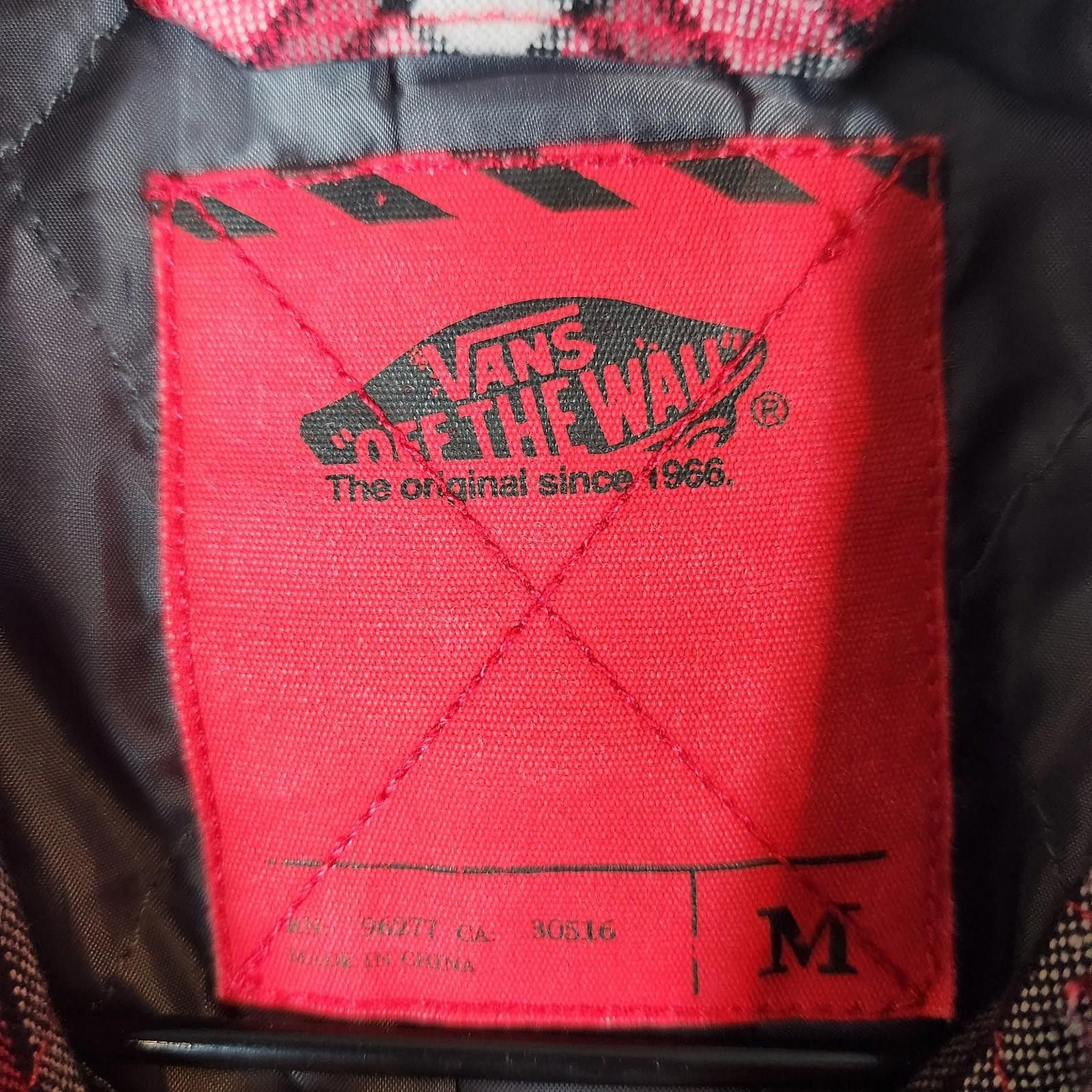 Vans Vans Off The Wall Lined Plaid Flannel Shirt Jacket Medium Size US M / EU 48-50 / 2 - 7 Thumbnail