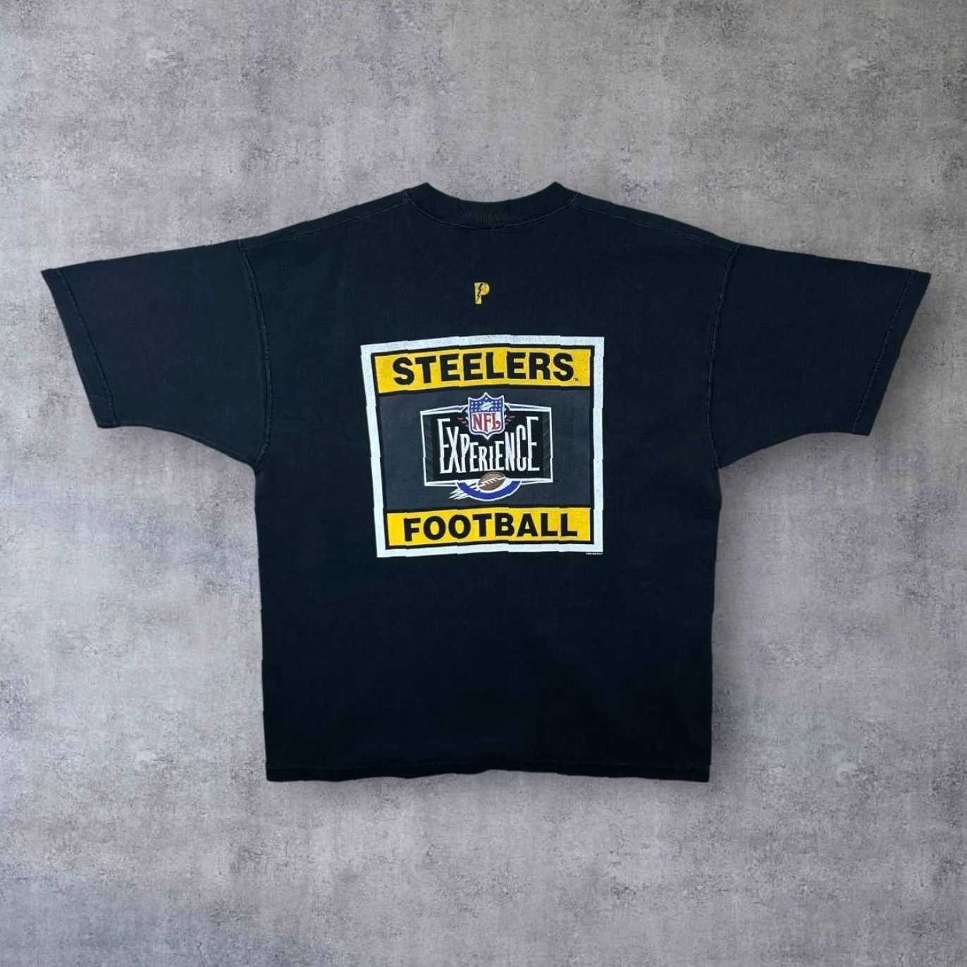 Pro Player VINTAGE Pro Player NFL Experience 1996 Pittsburgh Steelers Football T-Shirt XL Mens Black Graphic Print Front Back Size US XL / EU 56 / 4 - 2 Thumbnail