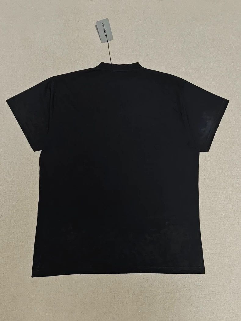 Balenciaga Balenciaga 24x3B splash-ink made old short sleeve 2502-Next Size US M / EU 48-50 / 2 - 2 Thumbnail