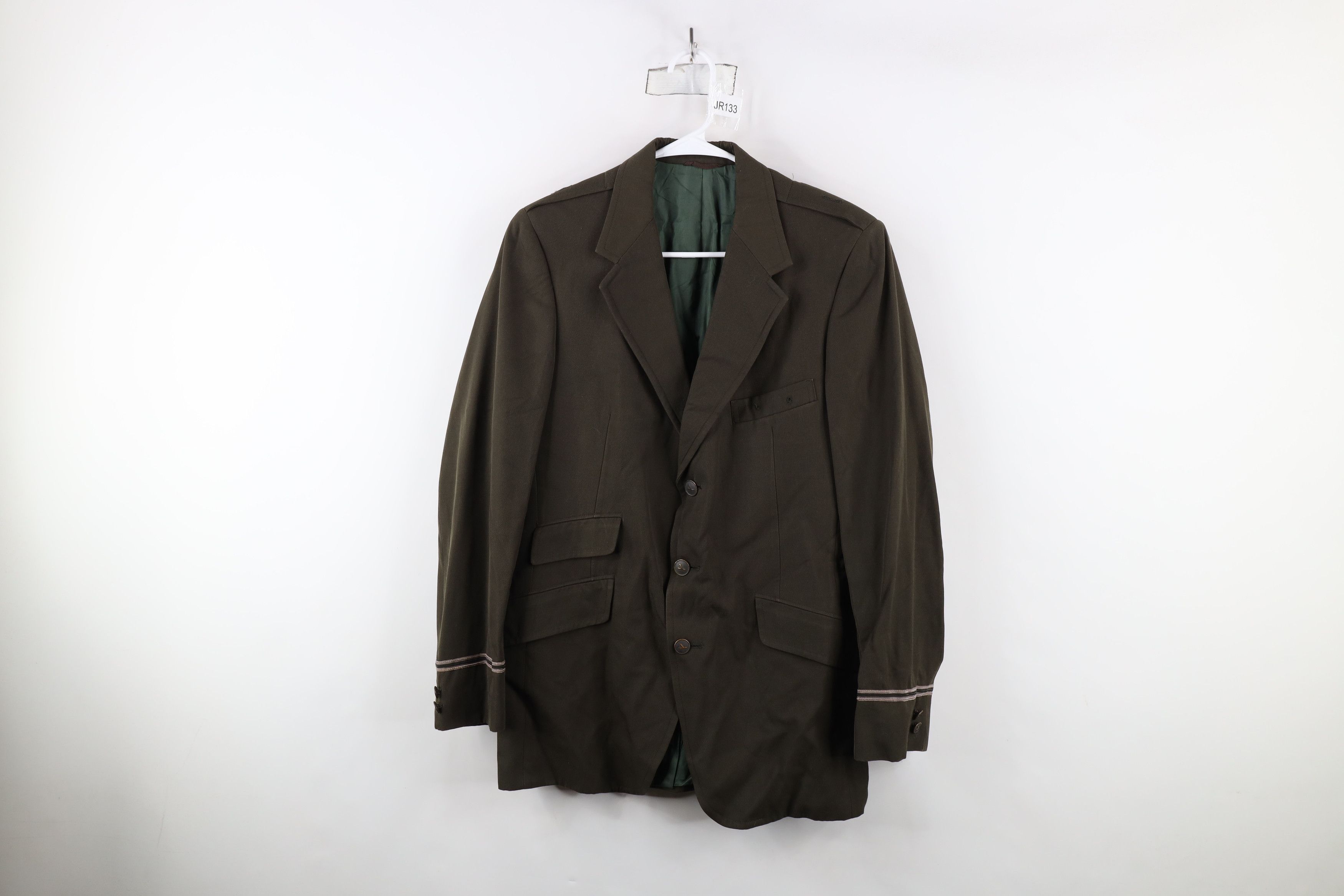 Vintage Vintage 70s 80s Streetwear Flight Pilot Blazer Jacket Green Size US L / EU 52-54 / 3 - 1 Thumbnail