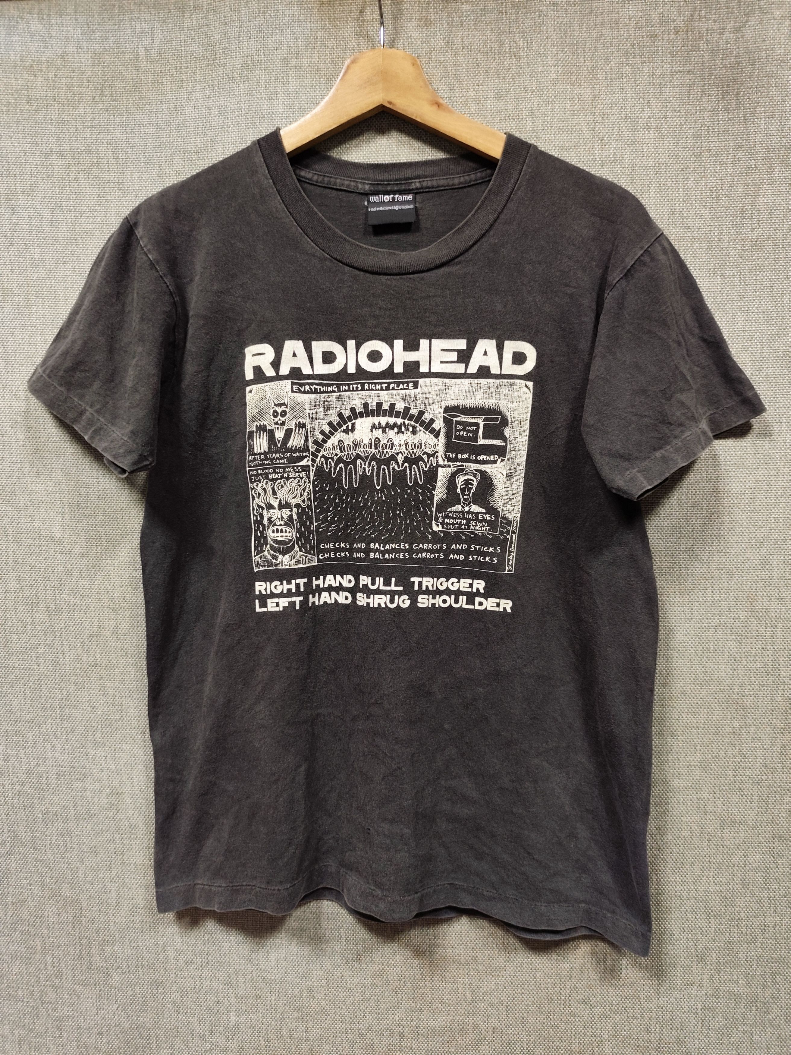 Band Tees × Vintage vintage bootleg t shirt band radiohead Size US S / EU 44-46 / 1 - 1 Thumbnail