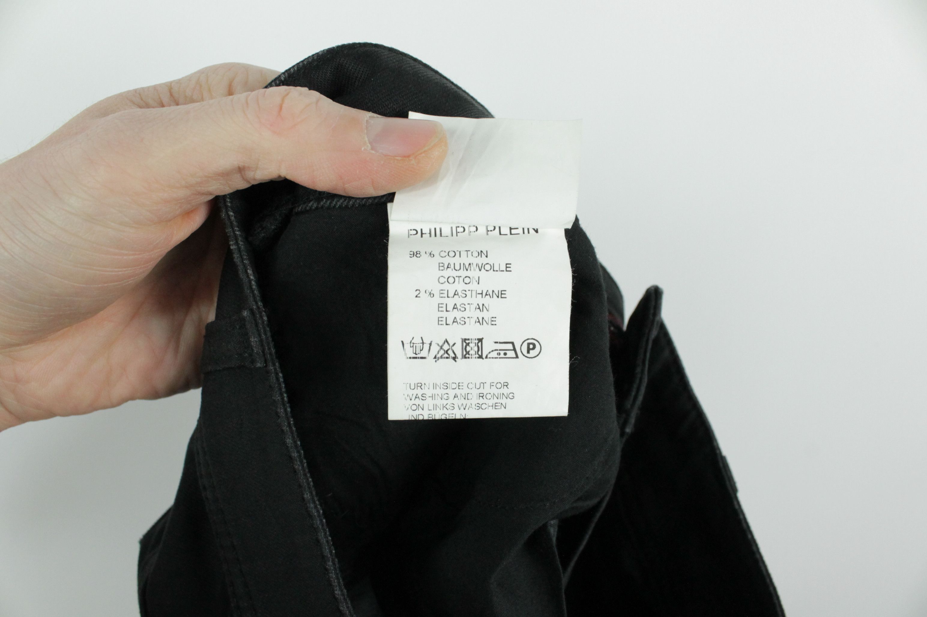 Designer × Philipp Plein Philipp Plein Strawberry Cheesecake Black Denim Women Jeans Size 26" / US 2 / IT 38 - 15 Thumbnail