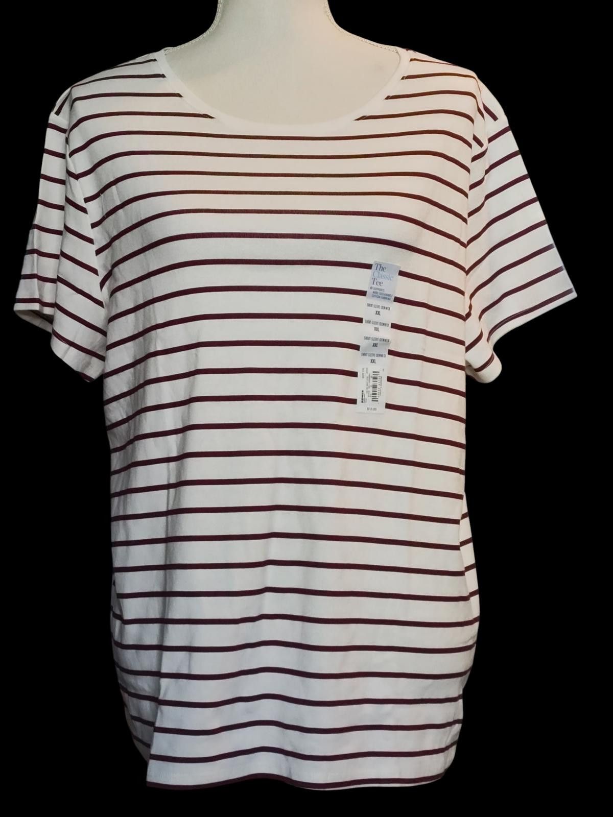 Croft & Barrow Croft & Barrow Women's Classic Short Sleeve Tee Size XXL / US 16-18 / IT 52-54 - 3 Thumbnail