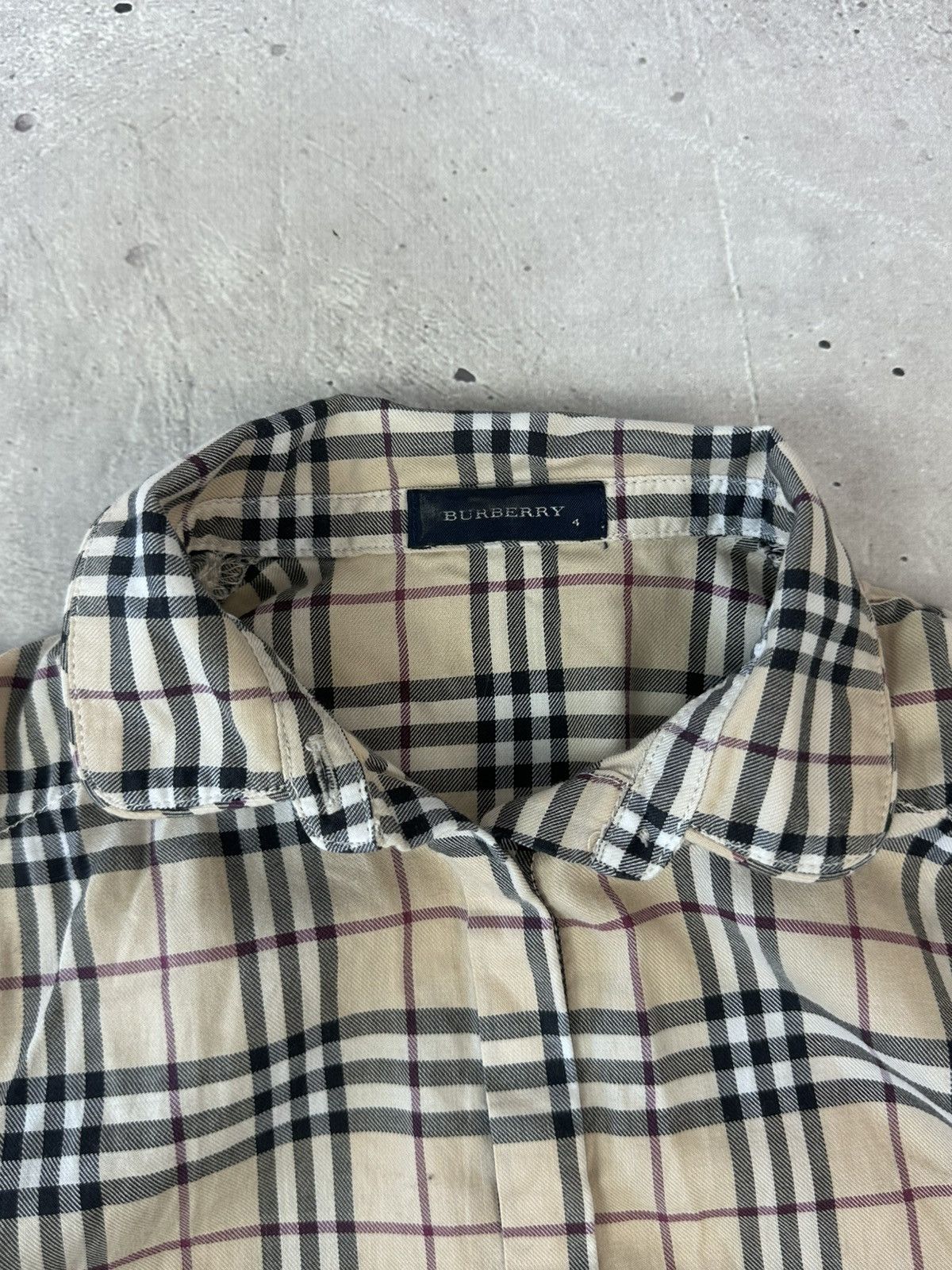 Burberry Burberry Vintage Check Long Sleeve Buttons Kids Shirt Size XS / US 0-2 / IT 36-38 - 8 Thumbnail