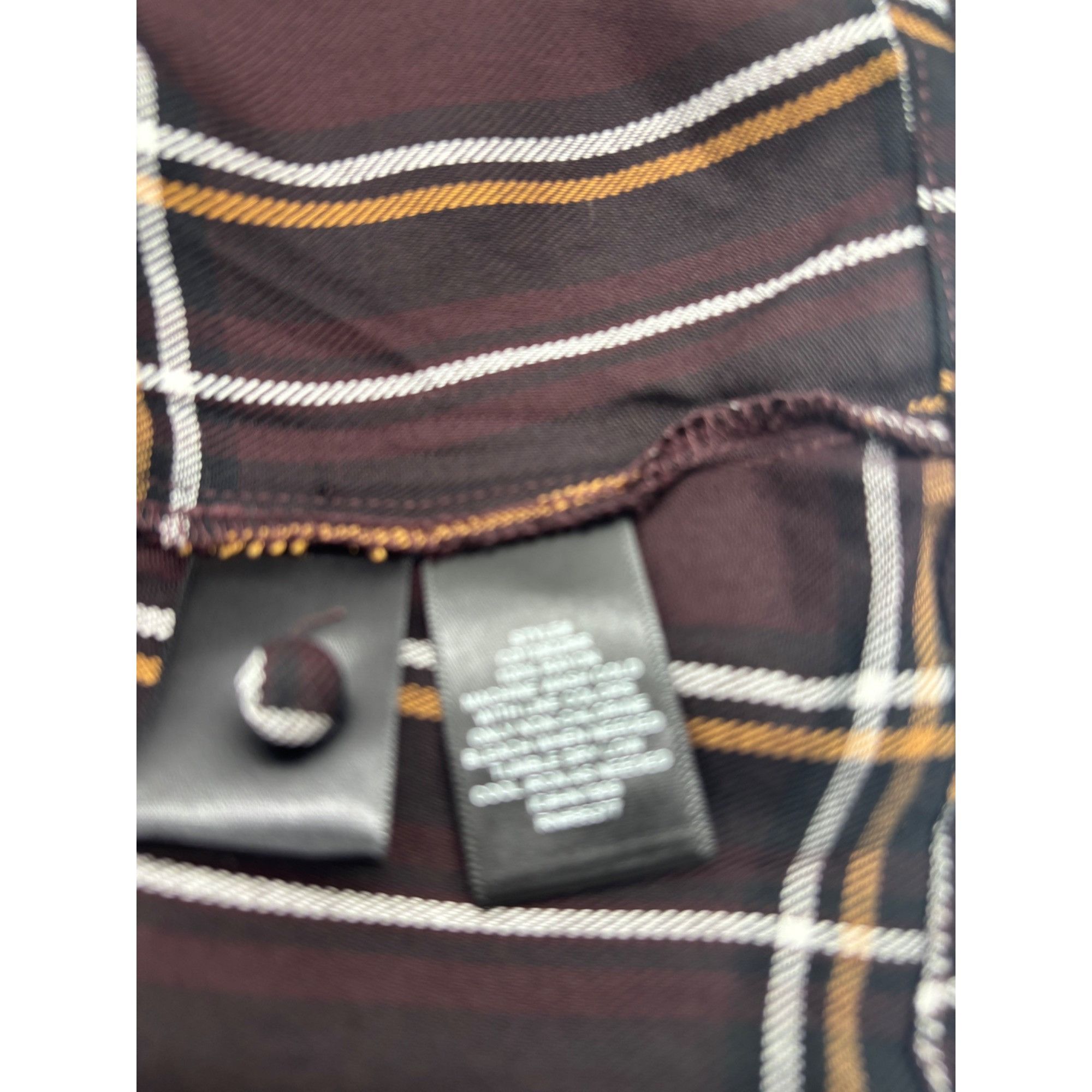 Sanctuary SANCTUARY Upbeat Faux-Wrap Long Sleeved Plaid Dress, Brown, Size M / US 6-8 / IT 42-44 - 7 Thumbnail