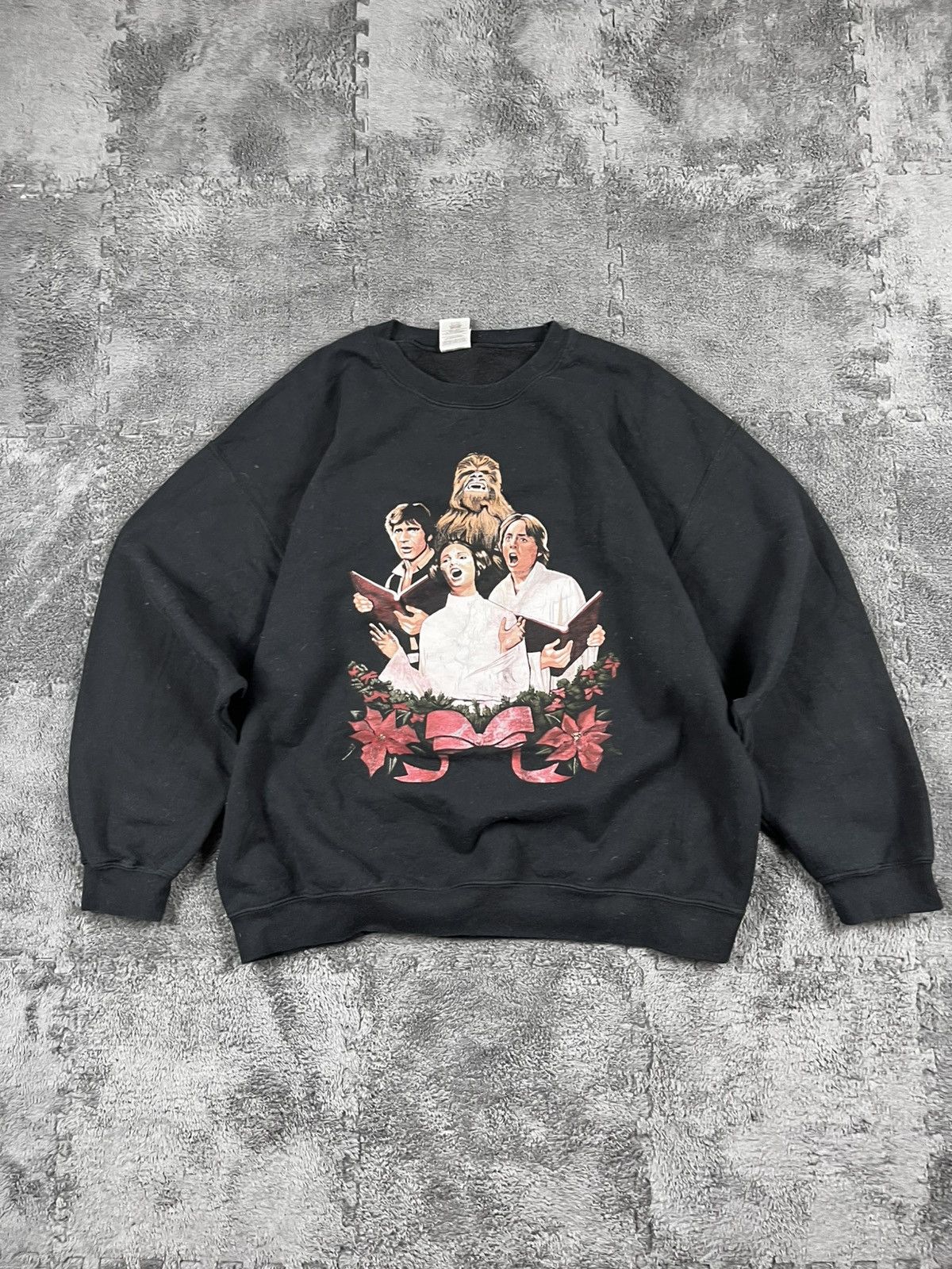 Star Wars VINTAGE STAR WARS BIG LOGO SWEATSHIRT Size US XL / EU 56 / 4 - 1 Thumbnail
