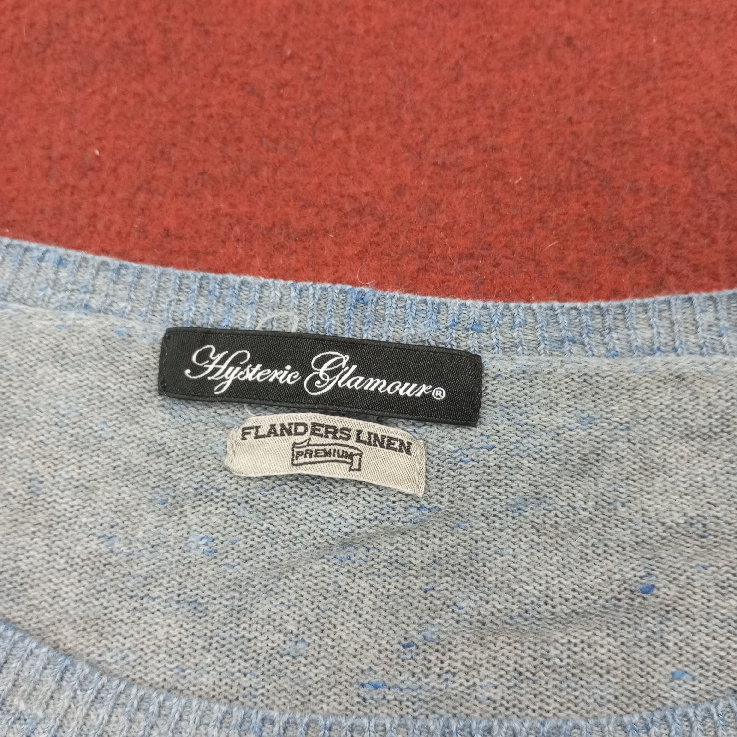 Hysteric Glamour × Japanese Brand × Vintage Hysteric Glamour Japanese Brand Crop Top Tshirt Size L / US 10 / IT 46 - 5 Thumbnail