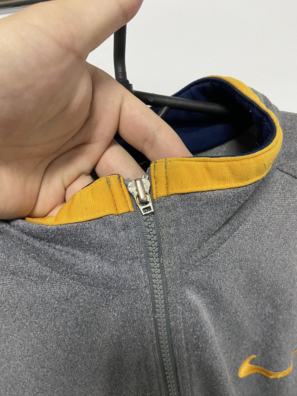 Nike × Vintage Nike Vintage Sweatshirt Windbreaker Big Swoosh Logo 90s Size US XL / EU 56 / 4 - 9 Thumbnail
