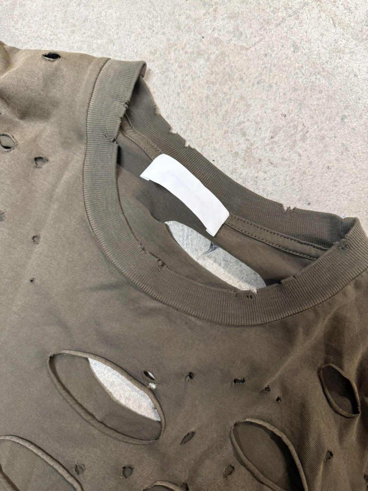 ALEXANDER DIGENOVA Alexander Digenova Green Crash Tee Size US L / EU 52-54 / 3 - 3 Thumbnail