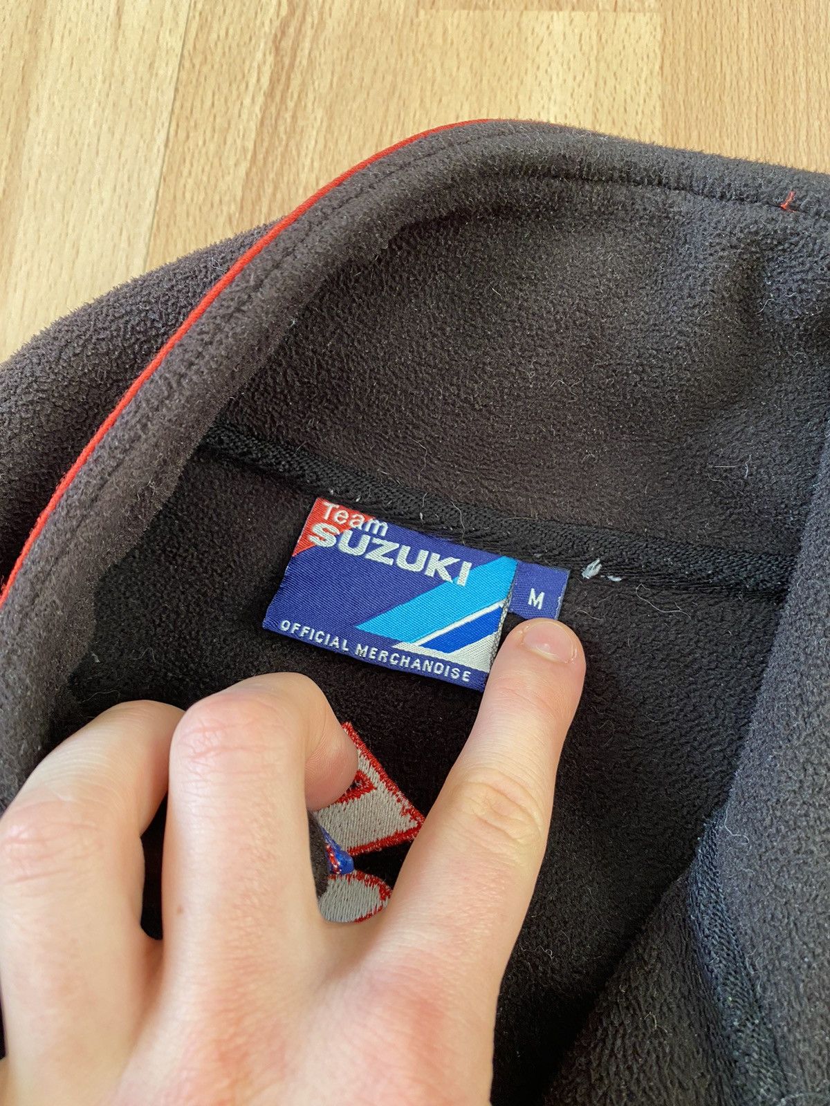 Vintage SUZUKI TEAM GSX R MOTUL RACINGFLEECE JACKET Size US M / EU 48-50 / 2 - 6 Thumbnail