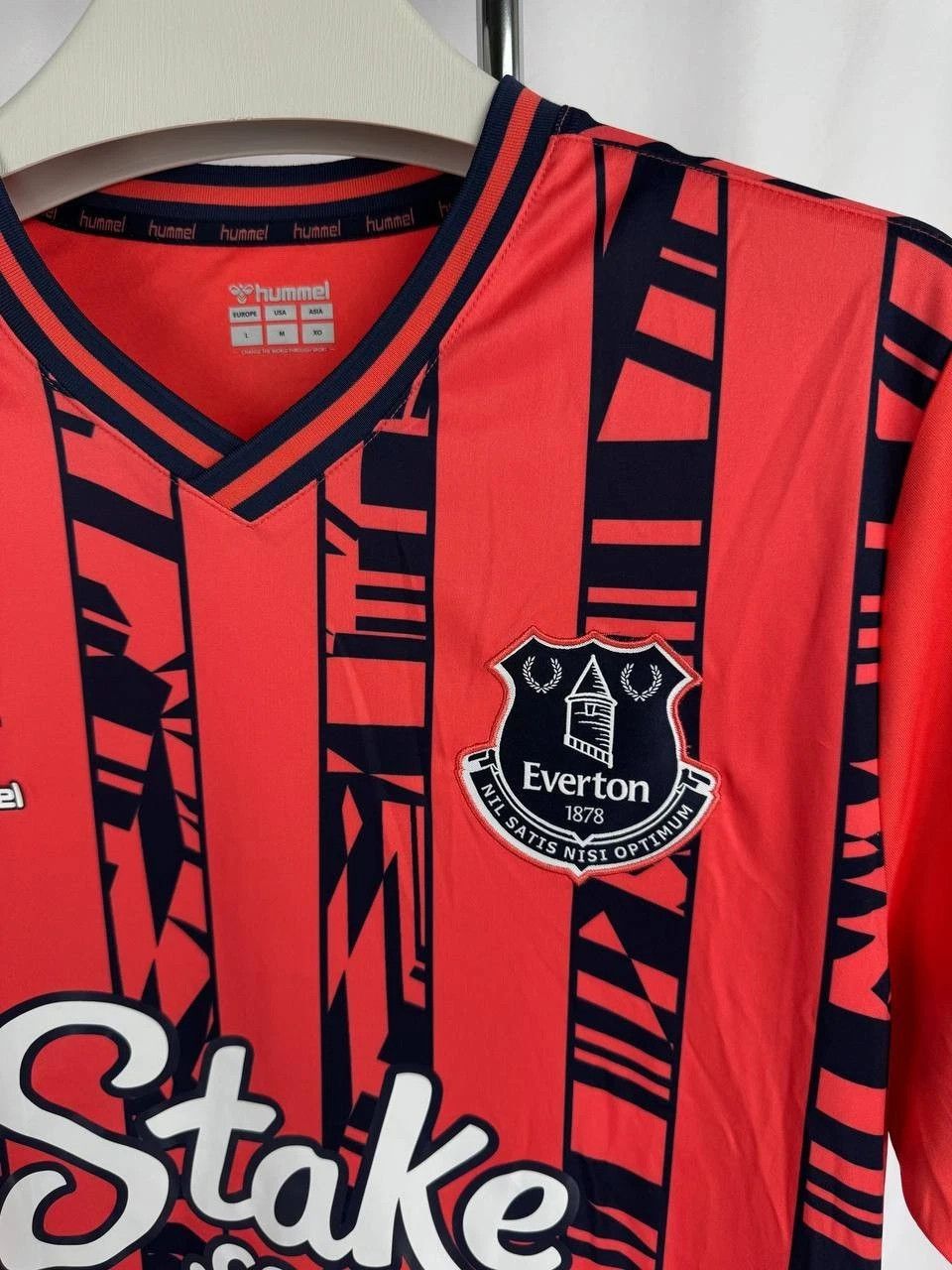 Hummel Everton 23/24 Away Authentic Blank Jersey Pink Hummel Size US M / EU 48-50 / 2 - 5 Thumbnail