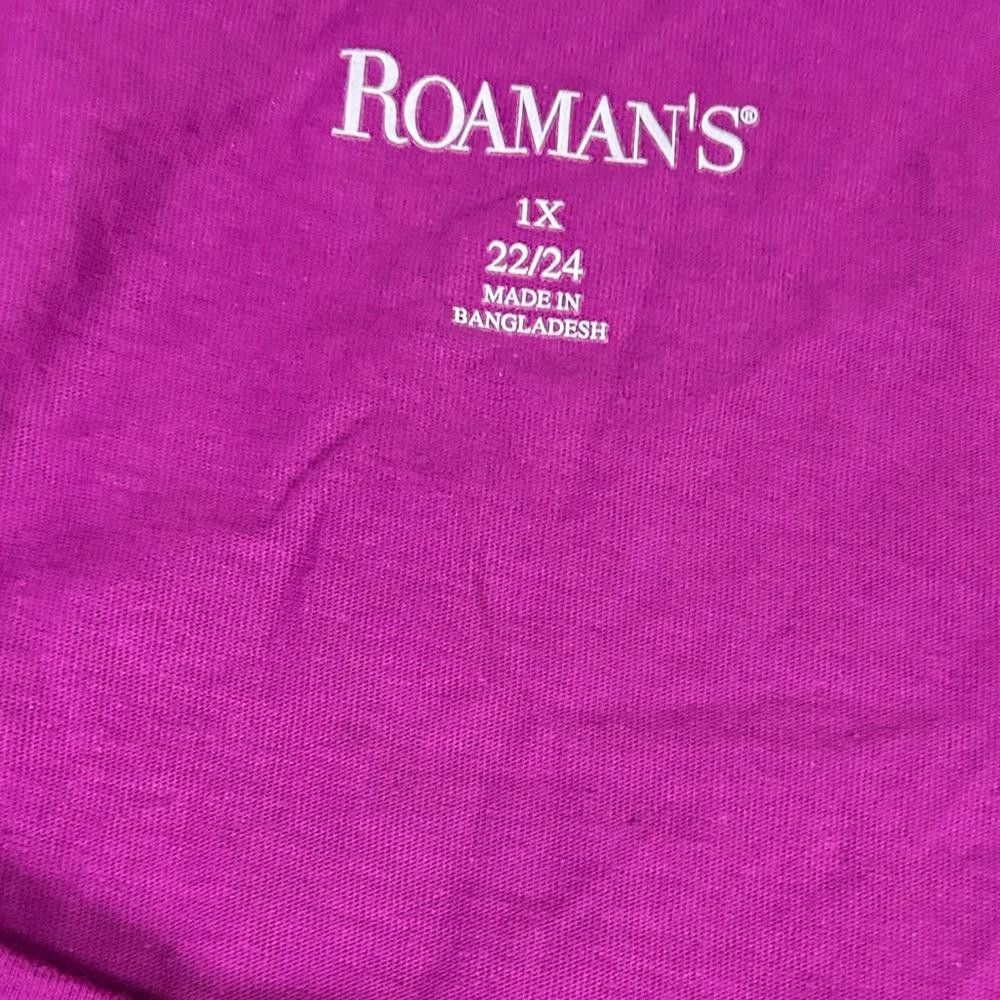 Designer Roaman’s l Bundle of 3 Polos/Tops 1X Size XL / US 12-14 / IT 48-50 - 6 Thumbnail