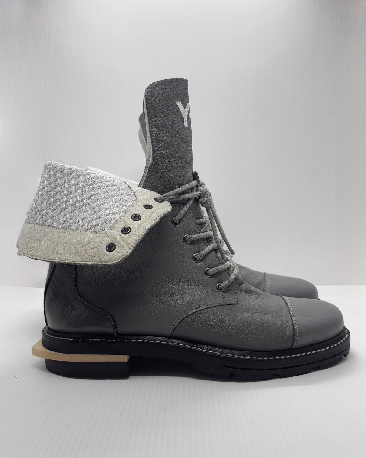 Y-3 Aw2012 Three Striped Combat Boots Size US 7.5 / EU 40-41 - 18 Thumbnail