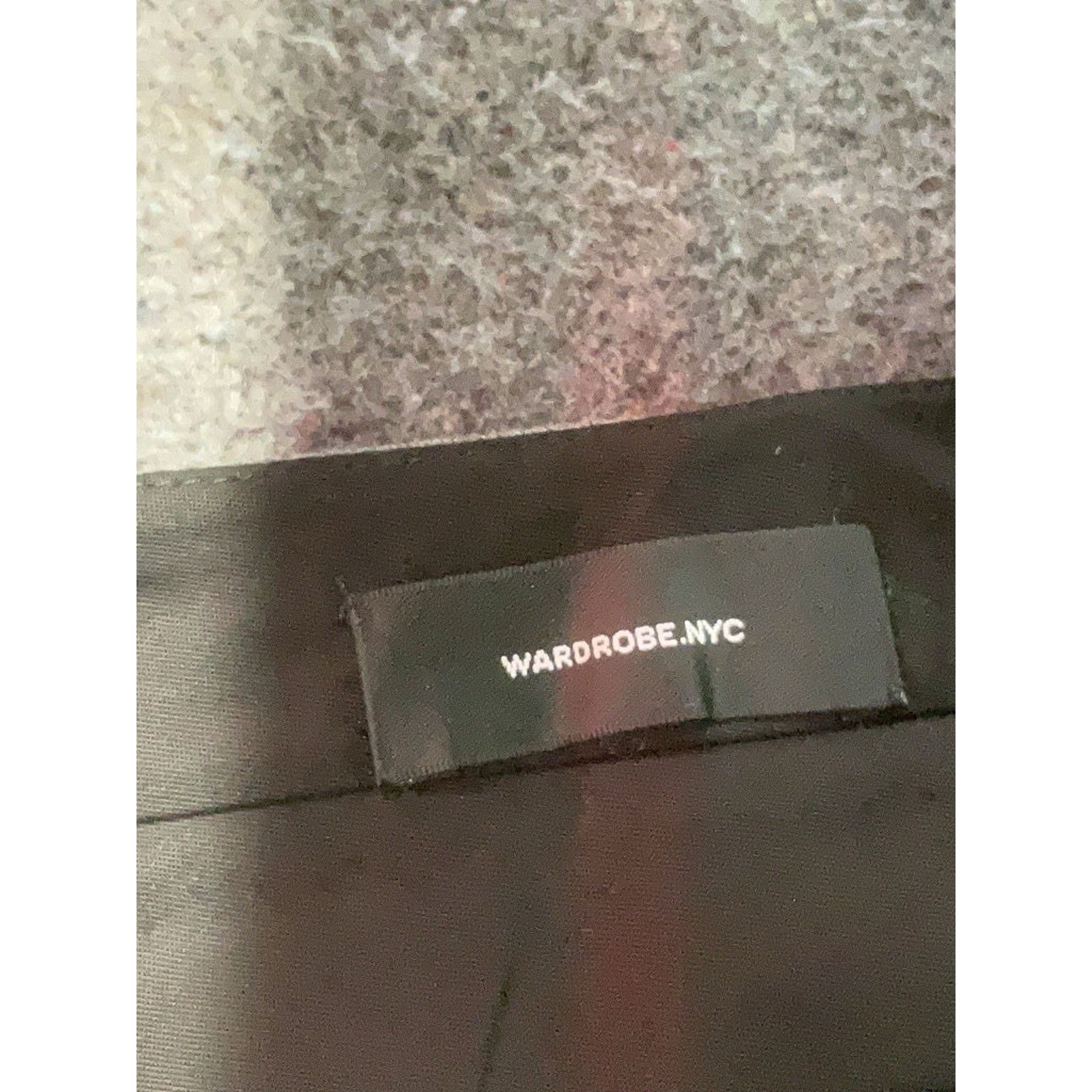 WARDROBE.NYC Wardrobe NYC Grey Wool Structured Mini Skirt Grey M Size 28" / US 6 / IT 42 - 6 Thumbnail