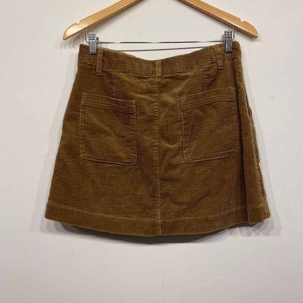 Frank & Oak Frank and Oak Corduroy Mini Skirt in Amber Brown Size 28" / US 6 / IT 42 - 3 Thumbnail
