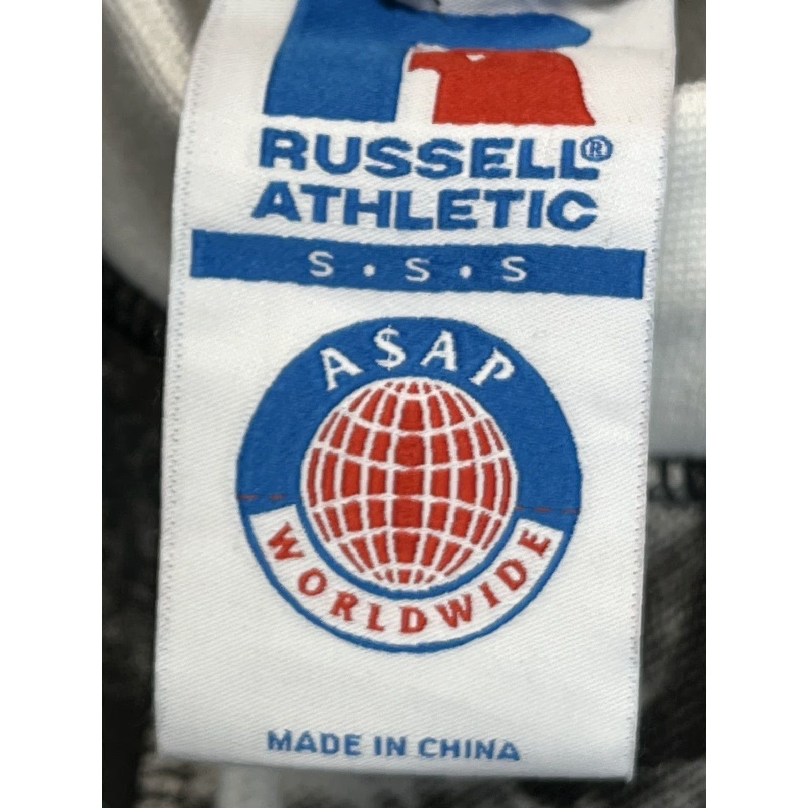 Russell Athletic ASAP X Russell Athletic Sweatpants Jogging Pants Mens S Black White Hip Hop Streetwear Sweatpants Size US 29 - 5 Thumbnail