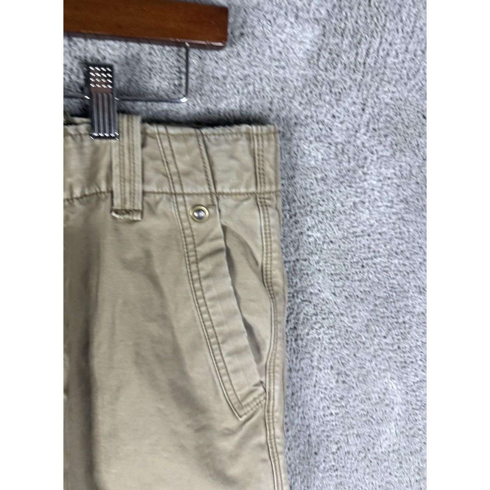Gap VINTAGE Gap 1969 Pocket Khaki Chino Pants Mens 31x30 Straight Front Cotton Beige 1969 Utility Workwear Size US 31 - 3 Thumbnail