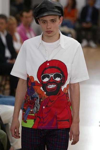 Junya Watanabe JUNYA WATANABE MAN 2003SS REGGAE SHIRT Size US M / EU 48-50 / 2 - 5 Thumbnail