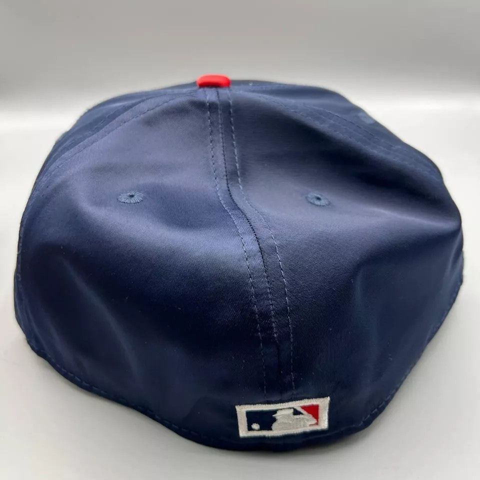 New Era Boston Red Sox Hat Men 7 3/4 Satin 59Fifty New Era Fitted Size ONE SIZE - 7 Thumbnail