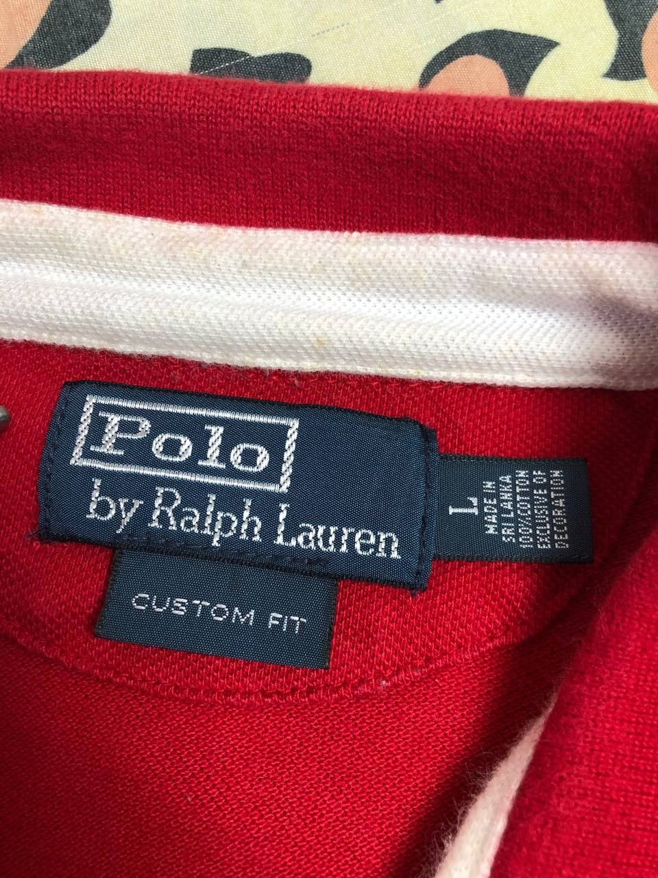 Polo Ralph Lauren × Vintage Vintage Polo Ralph Lauren Polo Rugby T Shirt Size US L / EU 52-54 / 3 - 2 Thumbnail