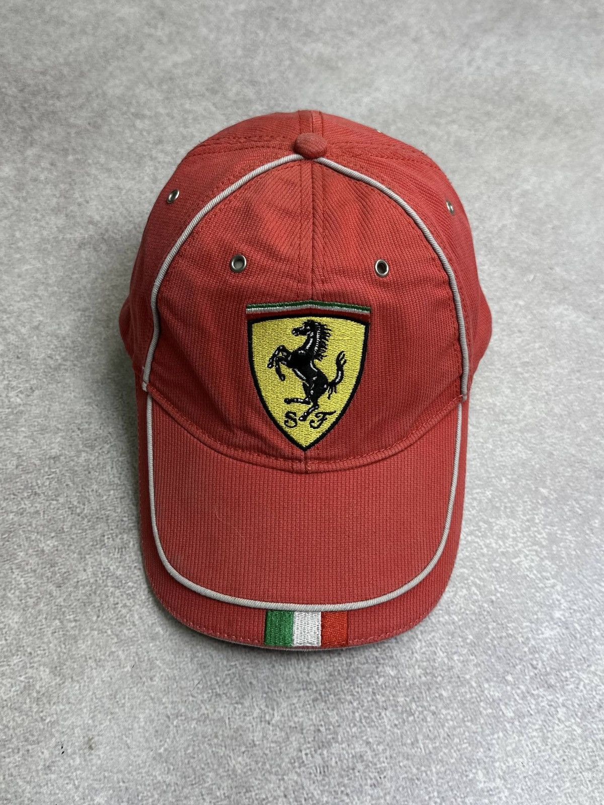 Ferrari Vintage 90s Ferarri F-1 Schumacher Racing Cap Os Size ONE SIZE - 1 Thumbnail