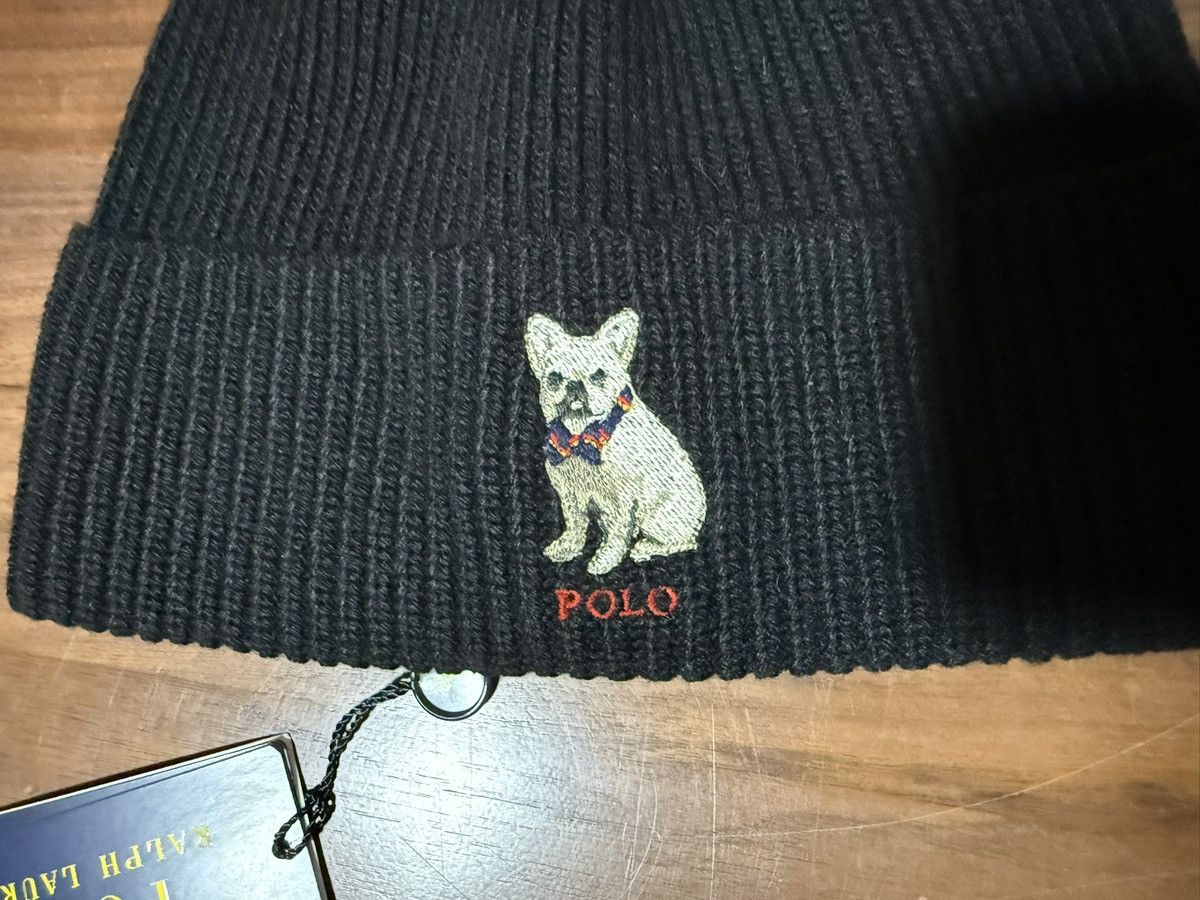 Polo Ralph Lauren Polo Ralph Lauren Embroidered Frenchie Beanie French Bulldog Size ONE SIZE - 2 Thumbnail