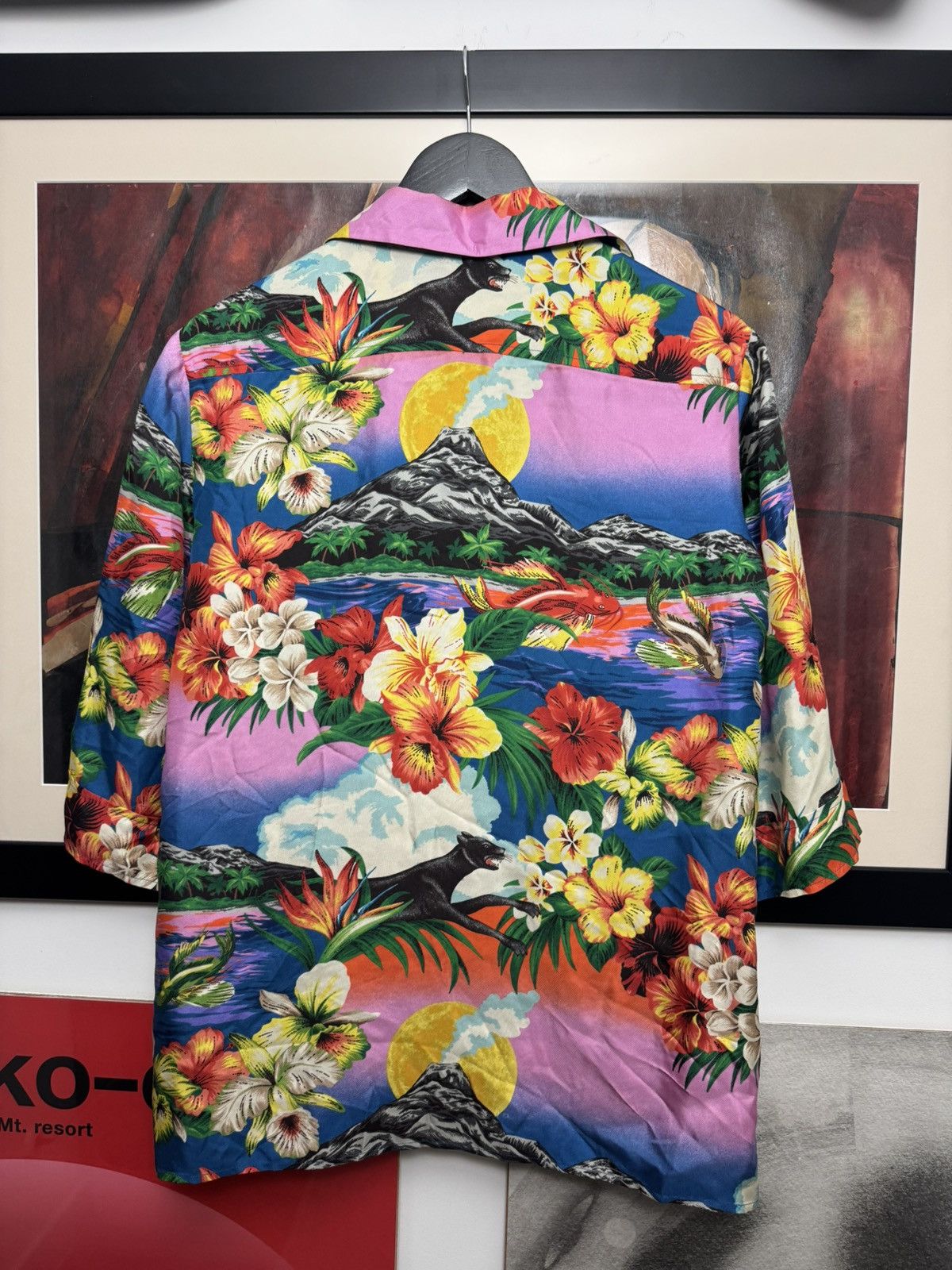 Gucci Gucci Designer Button Up Hawaian Silk Fullprint Shirt Rare Size M / US 6-8 / IT 42-44 - 2 Thumbnail