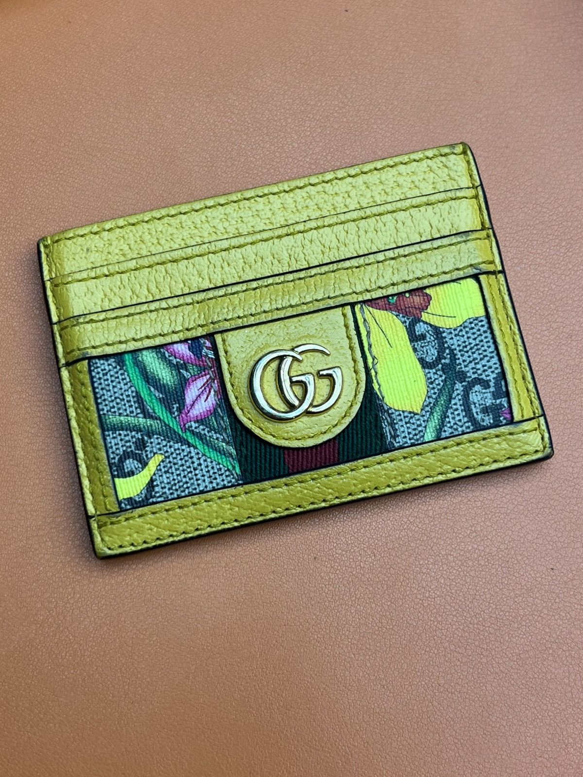 Gucci Gucci Floral Print Holder Size ONE SIZE - 1 Thumbnail