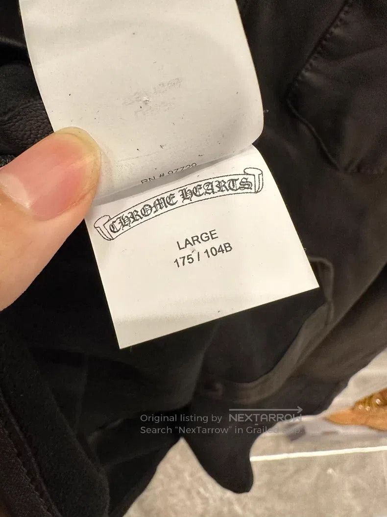 Chrome Hearts CHROME HEARTS Size L Basic full leather shirt Size US L / EU 52-54 / 3 - 6 Thumbnail