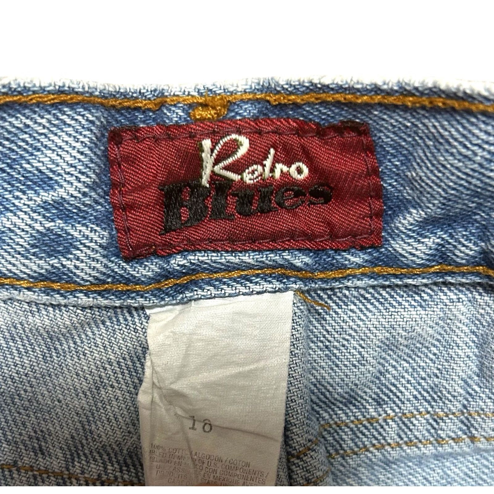 Vintage VINTAGE Retro Blues Jeans Woman Sz 18 Straight Denim 5-Pocket High Rise Made In USA Woman Mensignment? Size 40" / US 18 - 6 Thumbnail