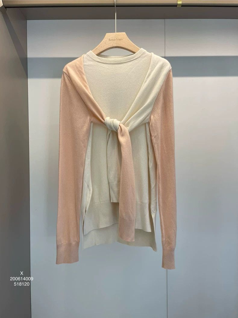 Loewe LOEWE Beige pink cashmere sweater Size M / US 6-8 / IT 42-44 - 1 Thumbnail