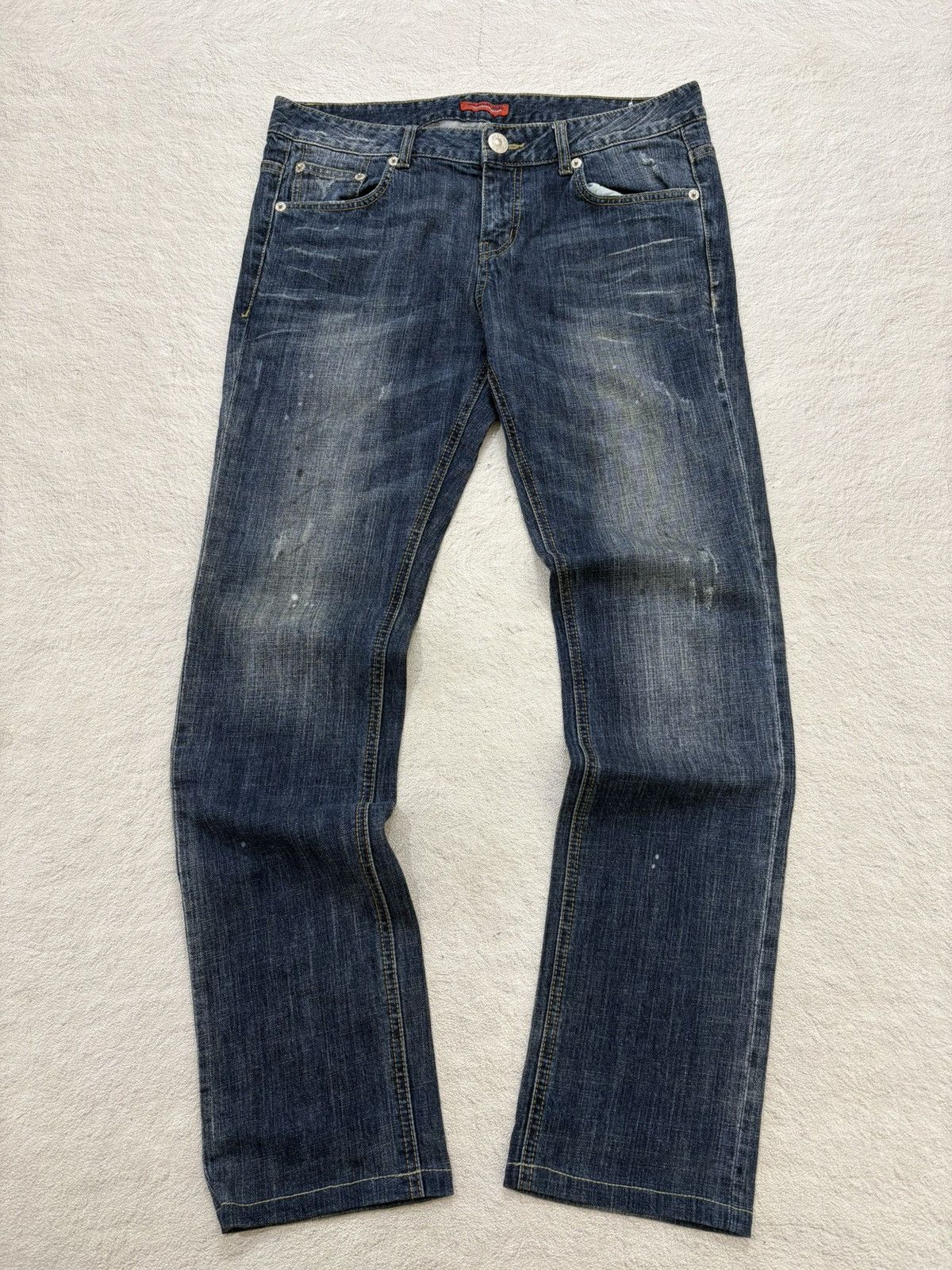 Hysteric Glamour 2000s d palusr japan wash denim y2k style Size US 34 / EU 50 - 1 Thumbnail