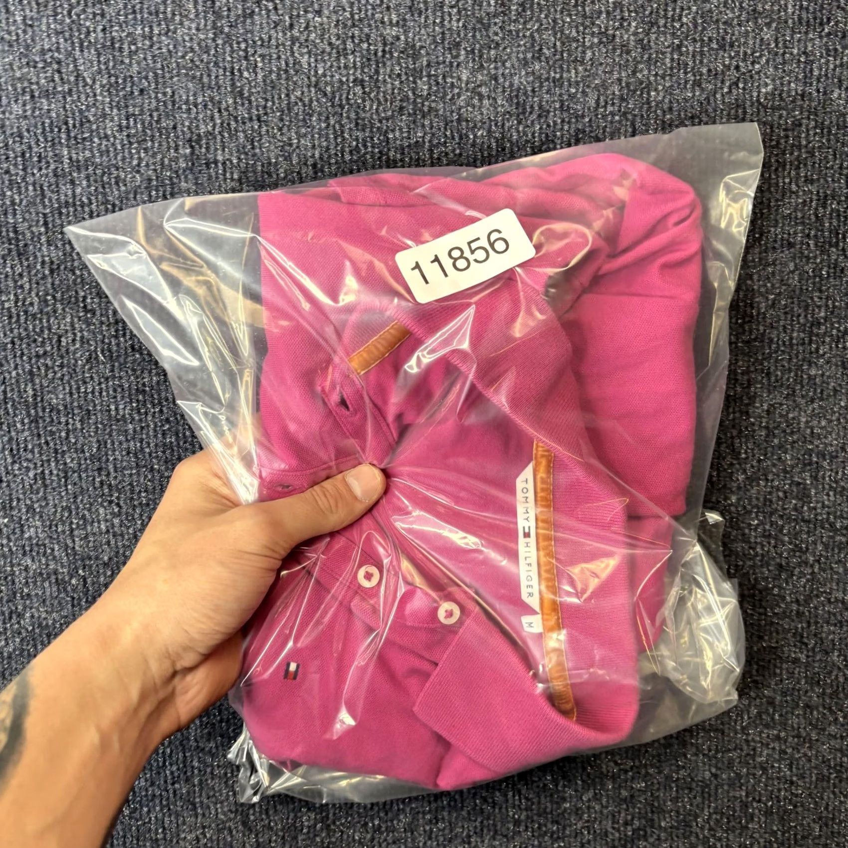 Tommy Hilfiger Tommy Hilfiger Womens Medium Pink 3/4 Sleeve Polo Top Casual Preppy Shirt Size M / US 6-8 / IT 42-44 - 6 Thumbnail
