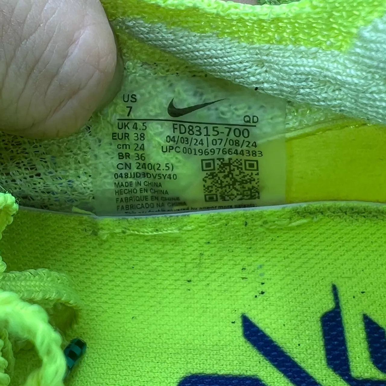 Nike Nike Alphafly Next% 3 Yellow 38 New With Box Size US 7 / IT 37 - 8 Thumbnail