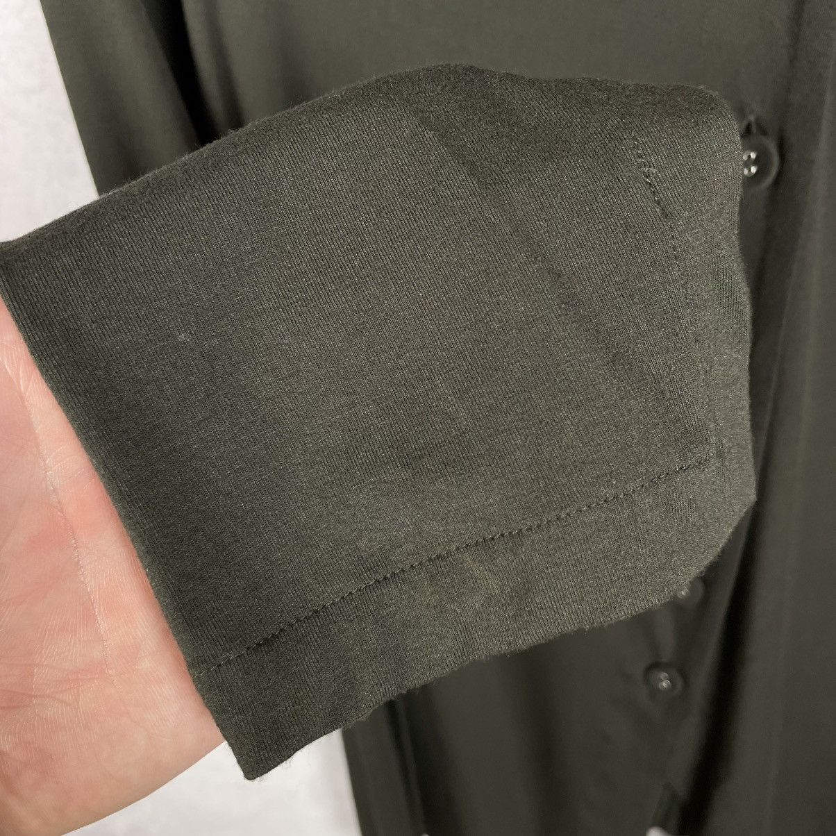 Rundholz Black Label Viscos Asymmetrical Button Cardigan Top