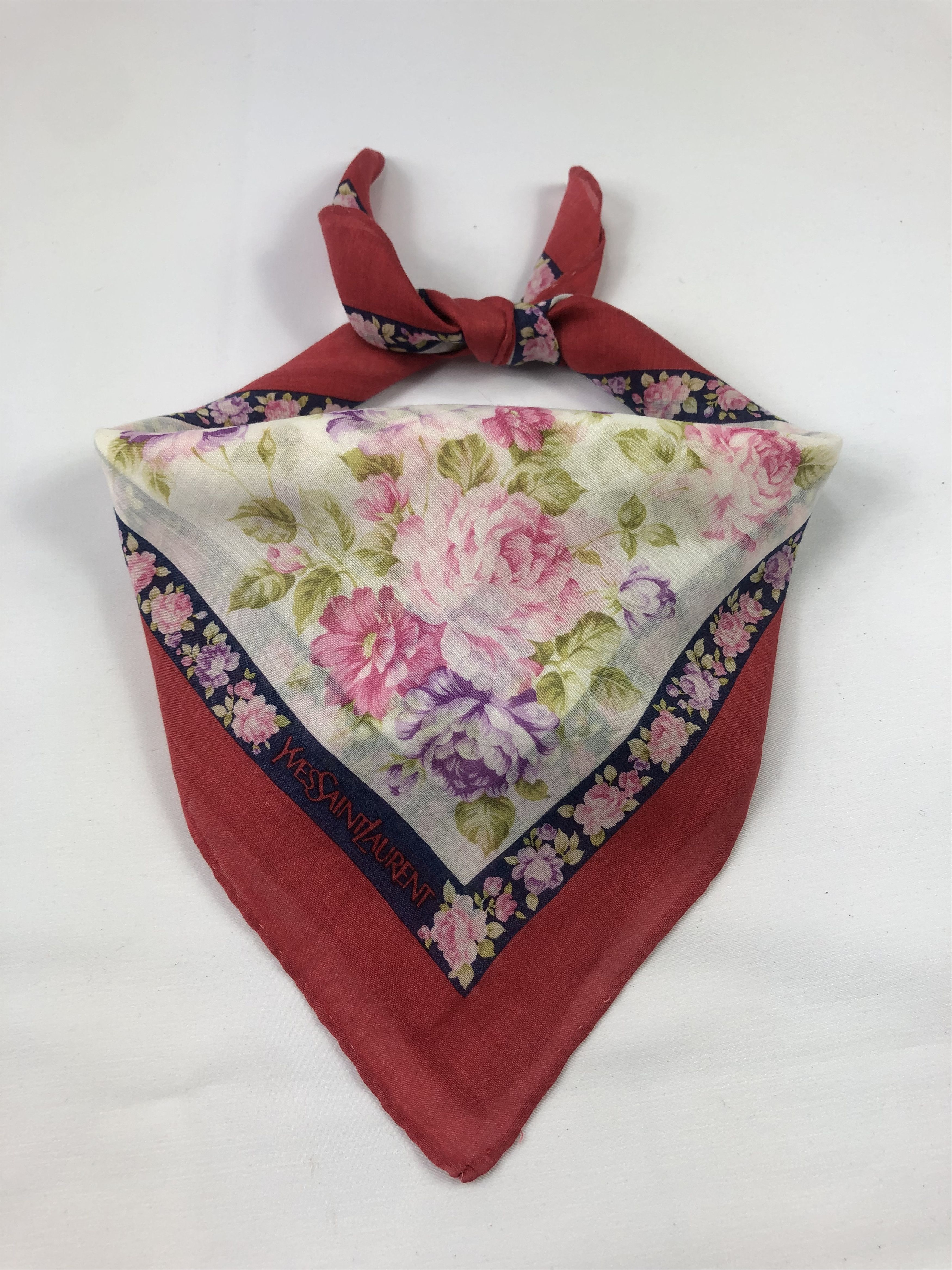 Yves Saint Laurent Yves Saint Laurent Handkerchief / Bandana / Neckerchief Size ONE SIZE - 1 Thumbnail