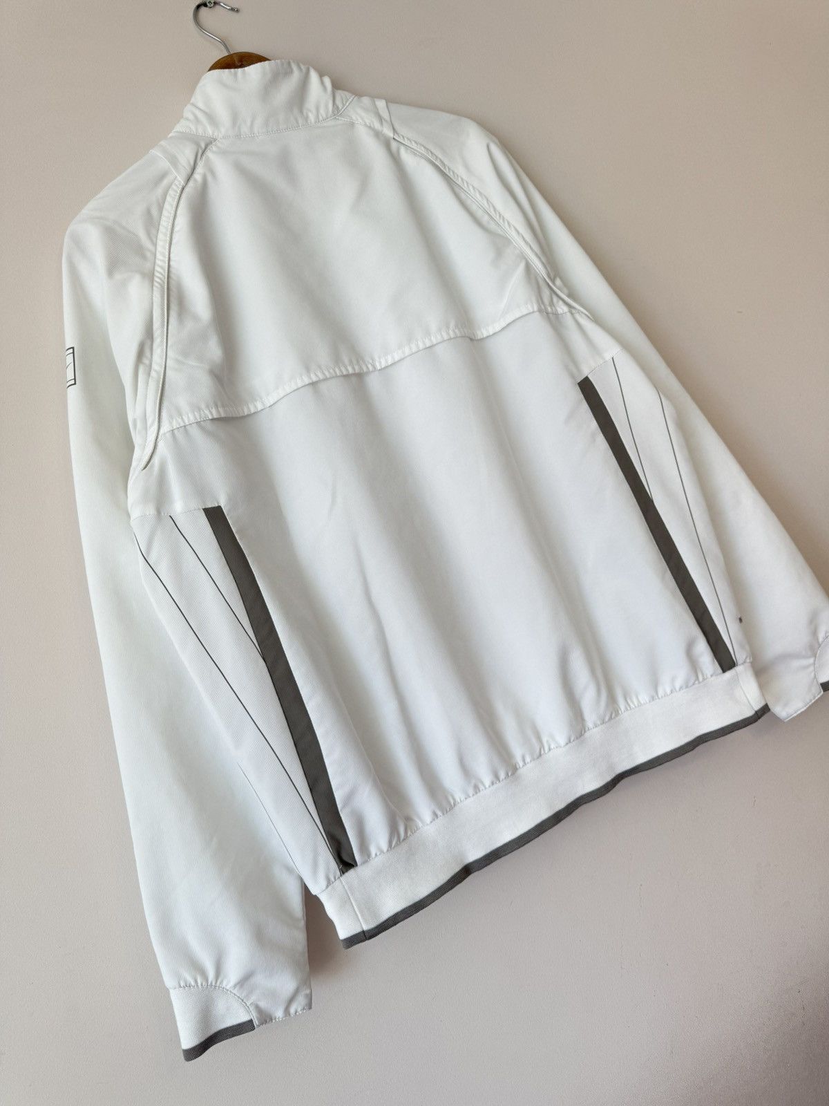 Nike Vintage Nike Zip Transformer Track Jacket White Tracksuit Size US L / EU 52-54 / 3 - 9 Thumbnail