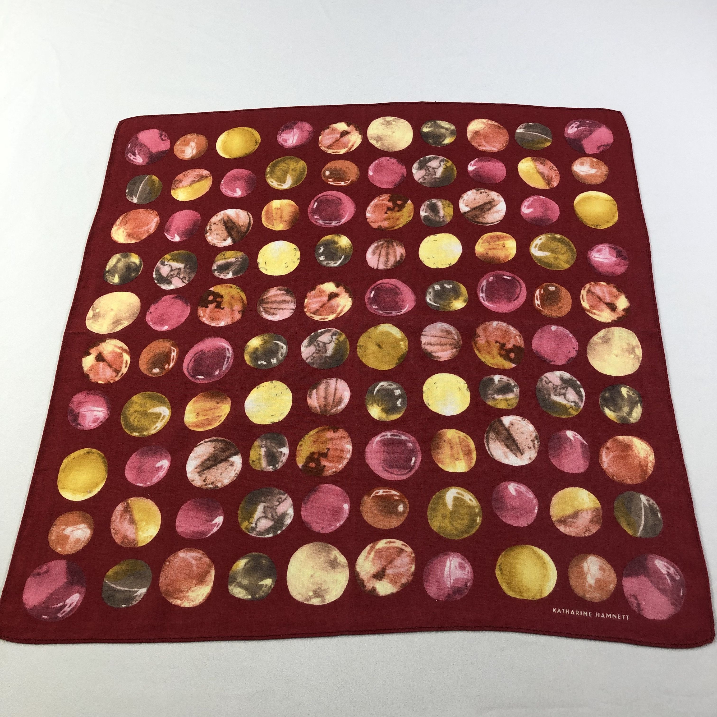 Katharine Hamnett London × Vintage Katharine Hamnett Handkerchief Neckerchief Bandana H1561 Size ONE SIZE - 1 Thumbnail