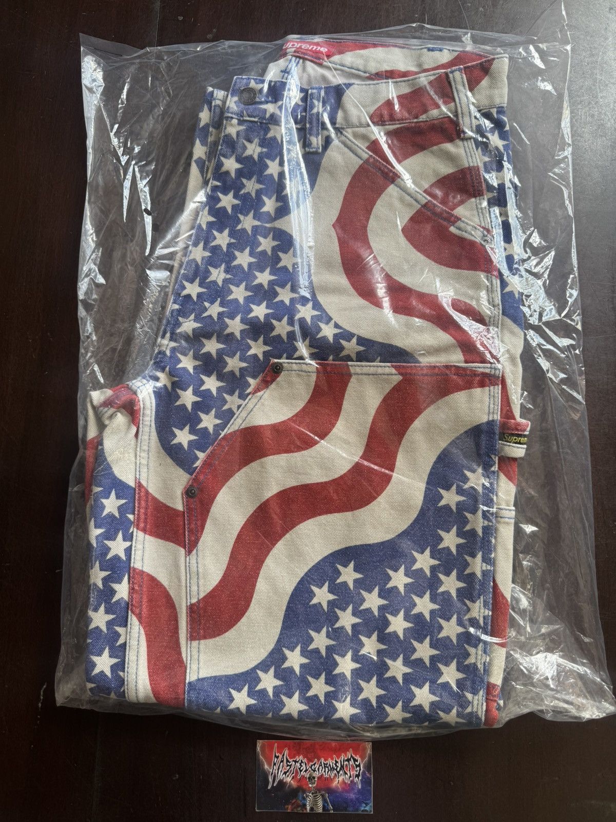 Supreme Supreme American Flag Double Knee Painter Pants Size US 32 / EU 48 - 8 Thumbnail