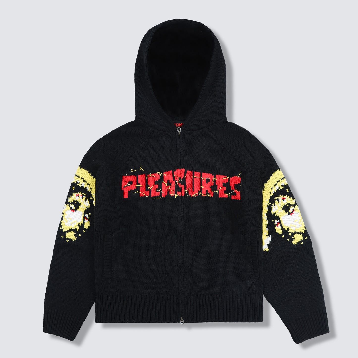 Pleasures Pleasures Chosen Knitted Zip Hoodie Size US M / EU 48-50 / 2 - 1 Thumbnail