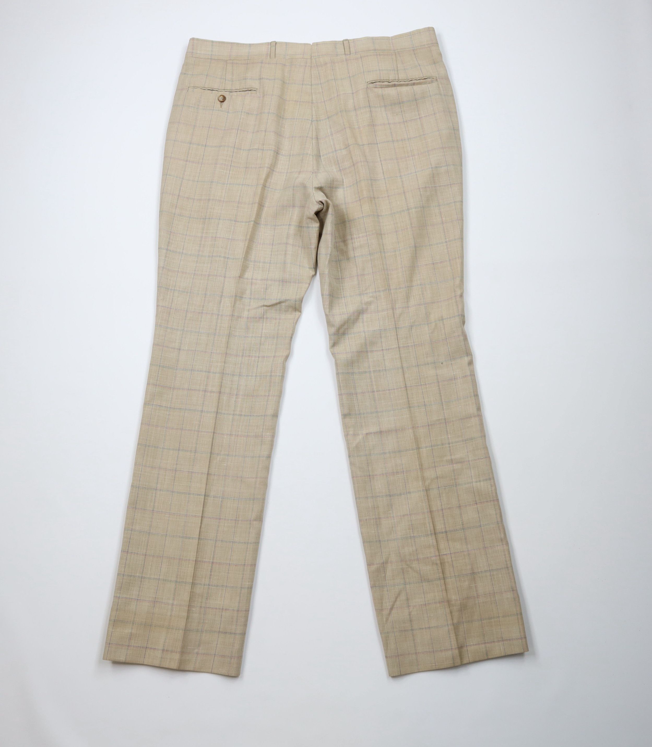 Vintage Vintage 70s Streetwear Linen Blend Wide Leg Chino Pants USA Size US 38 / EU 54 - 12 Thumbnail