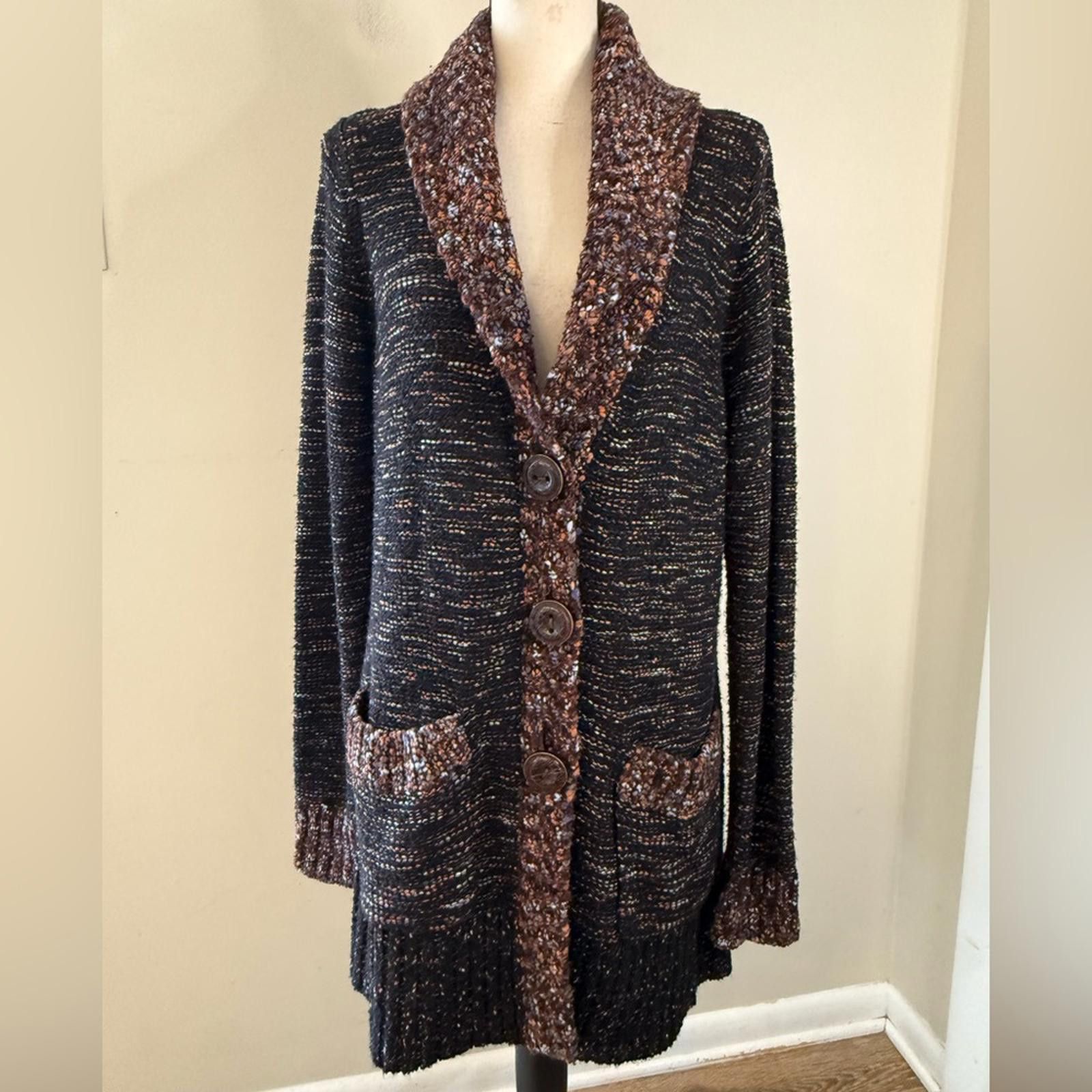 Coldwater Creek Coldwater Creek boho long line chunky cardigan SZ M Size M / US 6-8 / IT 42-44 - 1 Thumbnail