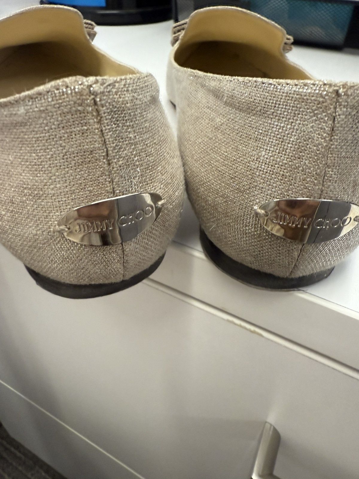 Jimmy Choo Jimmy choo women flat with bow Size US 7 / IT 37 - 6 Thumbnail