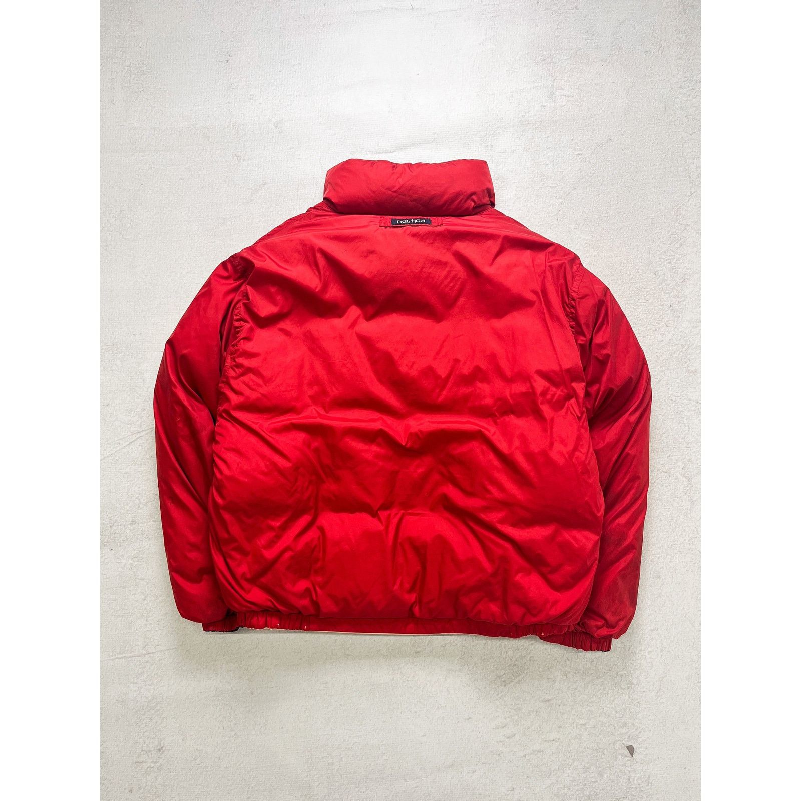 Nautica Vintage 90s Nautica Red Insulated Jacket - Women's Large Size L / US 10 / IT 46 - 2 Thumbnail