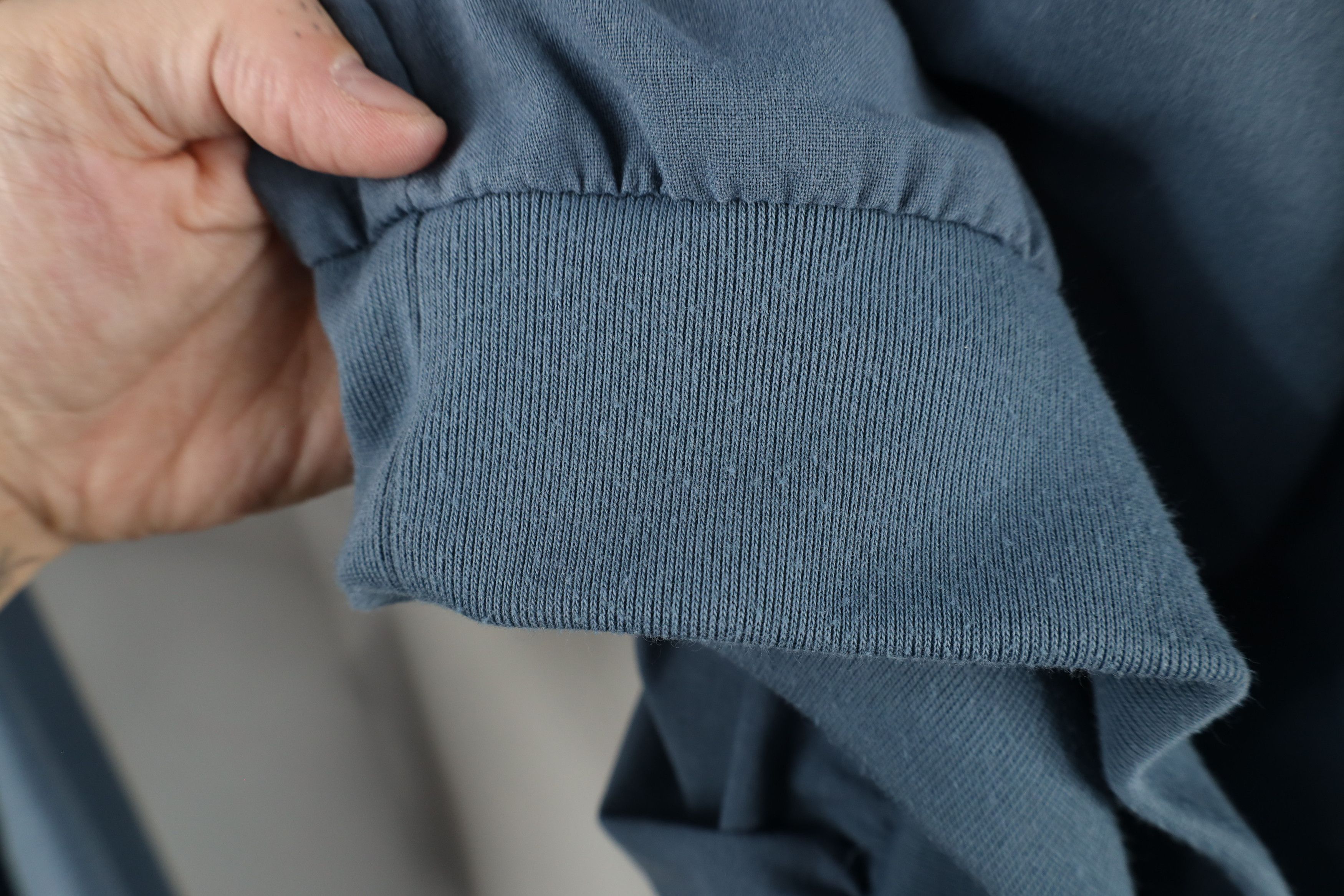 Vintage Vintage 90s Streetwear Cable Knit Pullover Polo Shirt Blue Size US XL / EU 56 / 4 - 9 Thumbnail